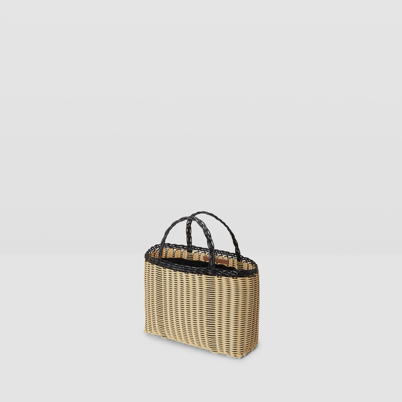 Mini Tote | Black + Cream