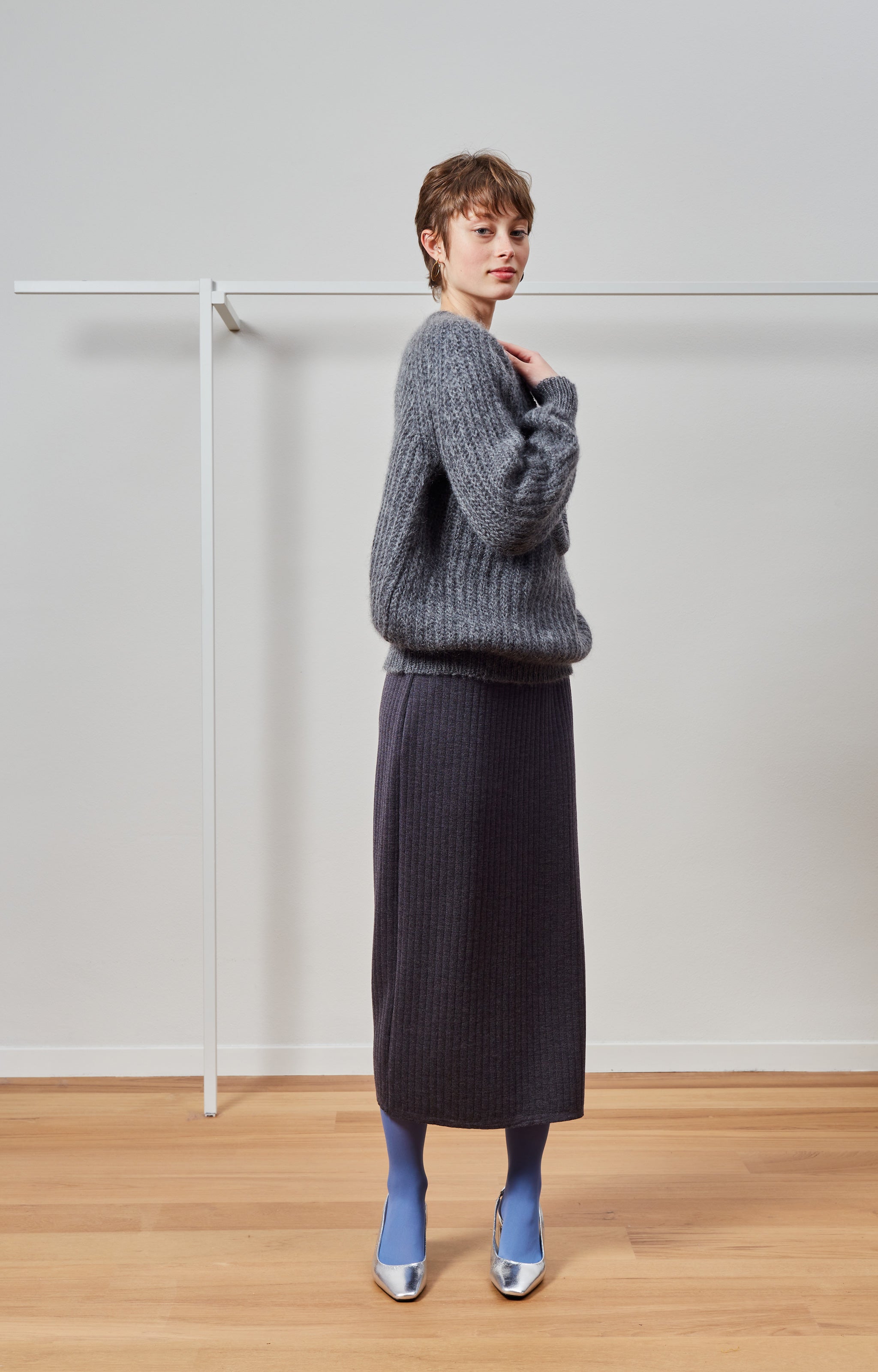 Ribbed tube skirt
