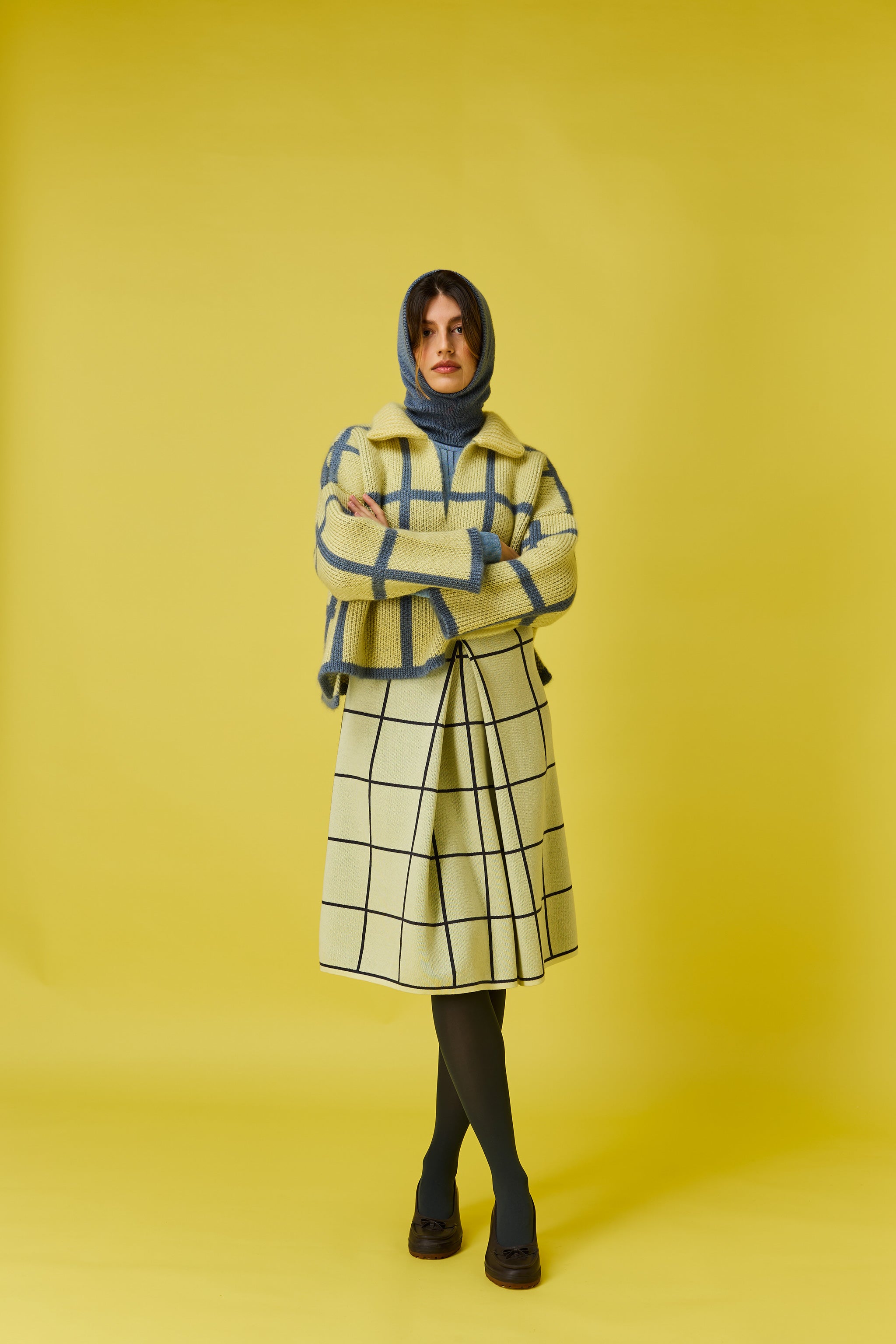 Grid skirt