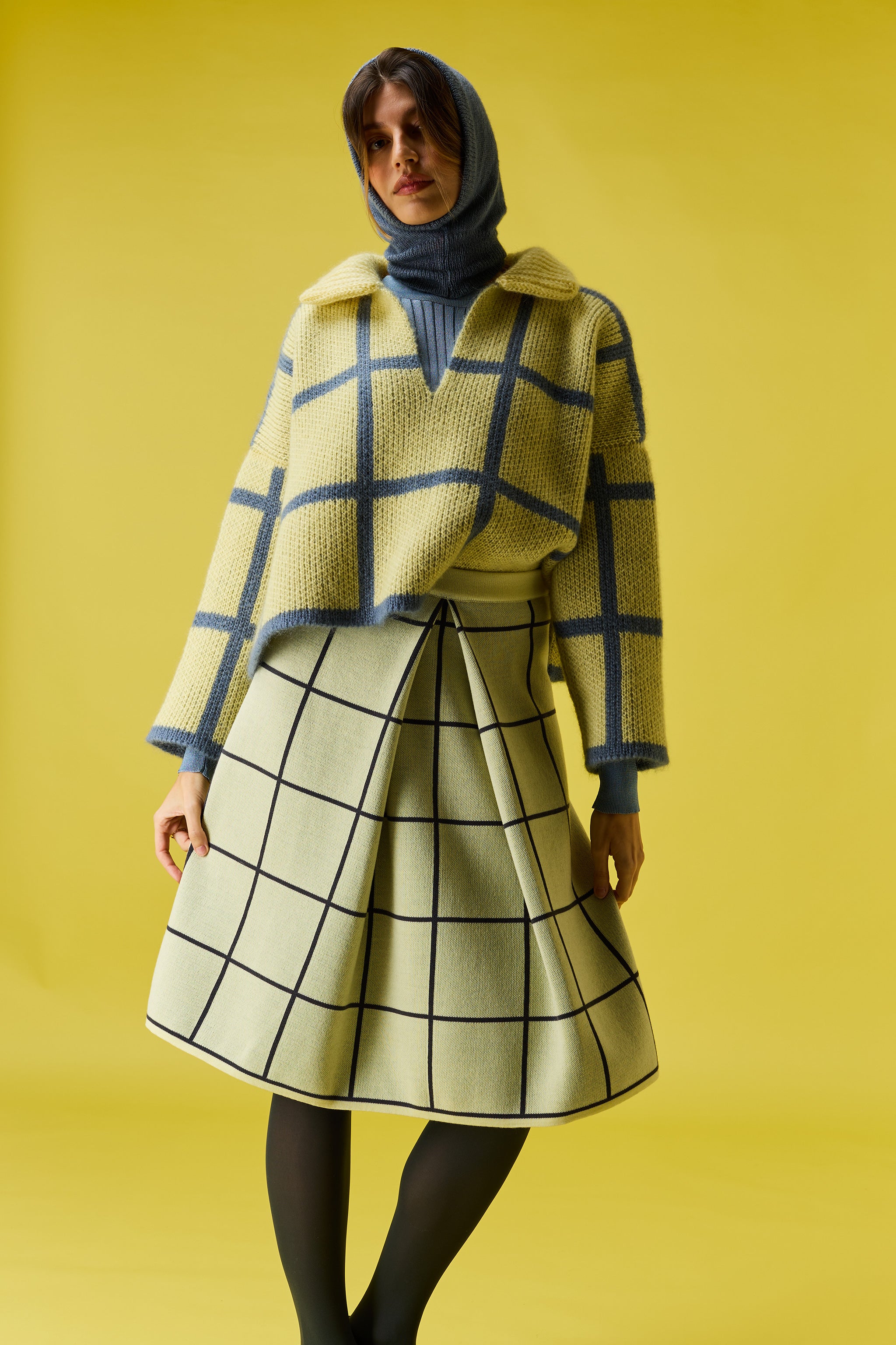 Grid skirt
