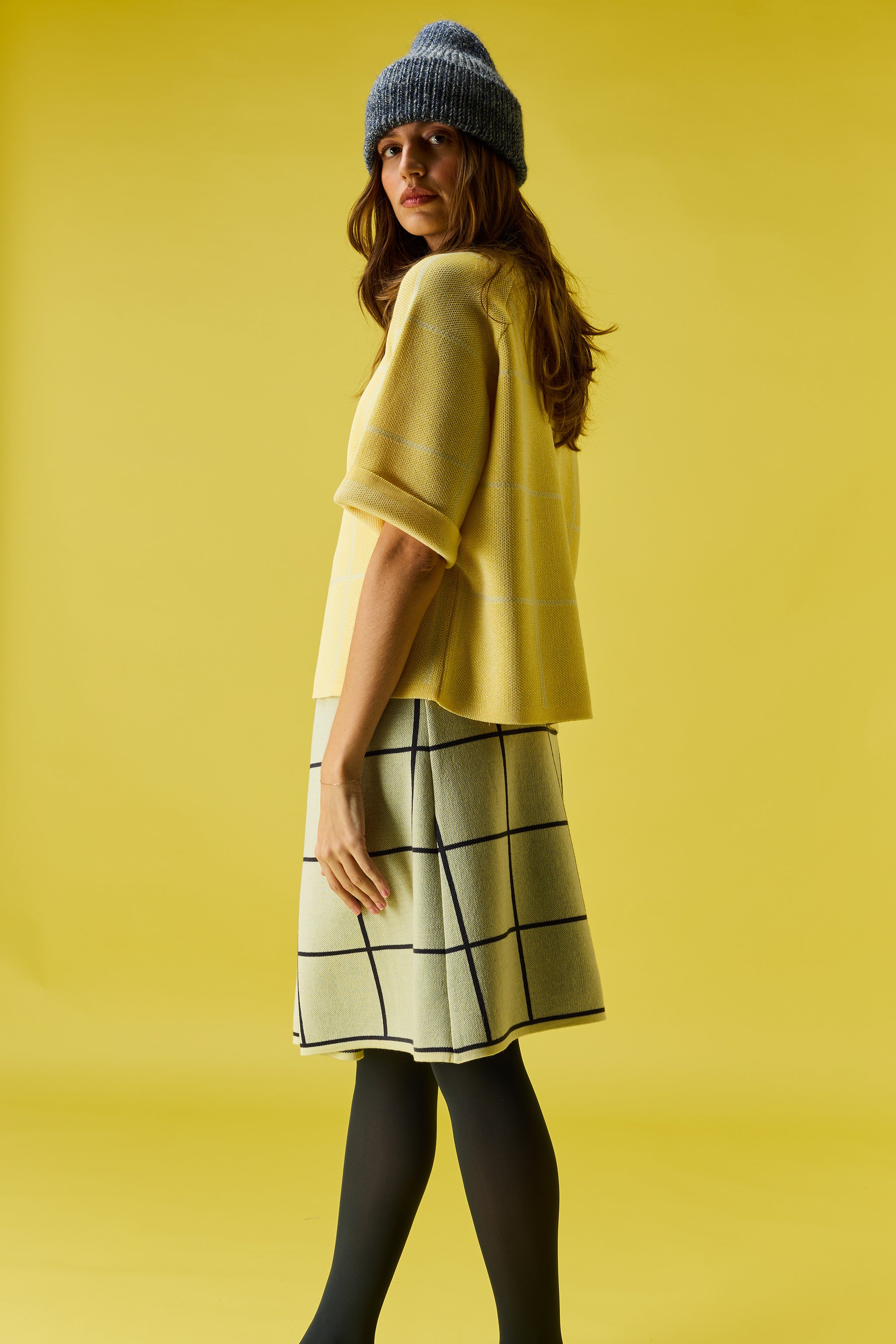 Grid skirt