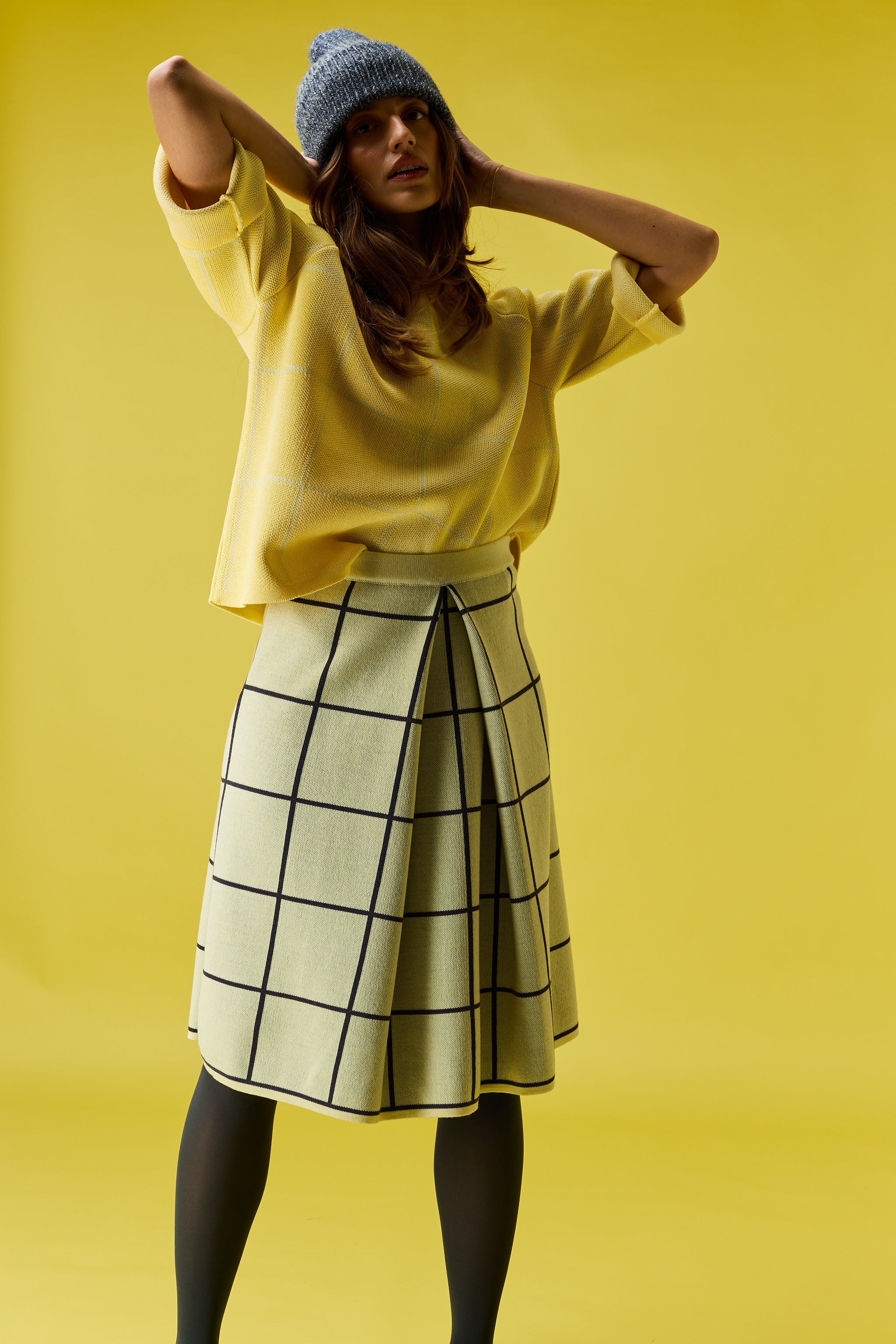 Grid skirt
