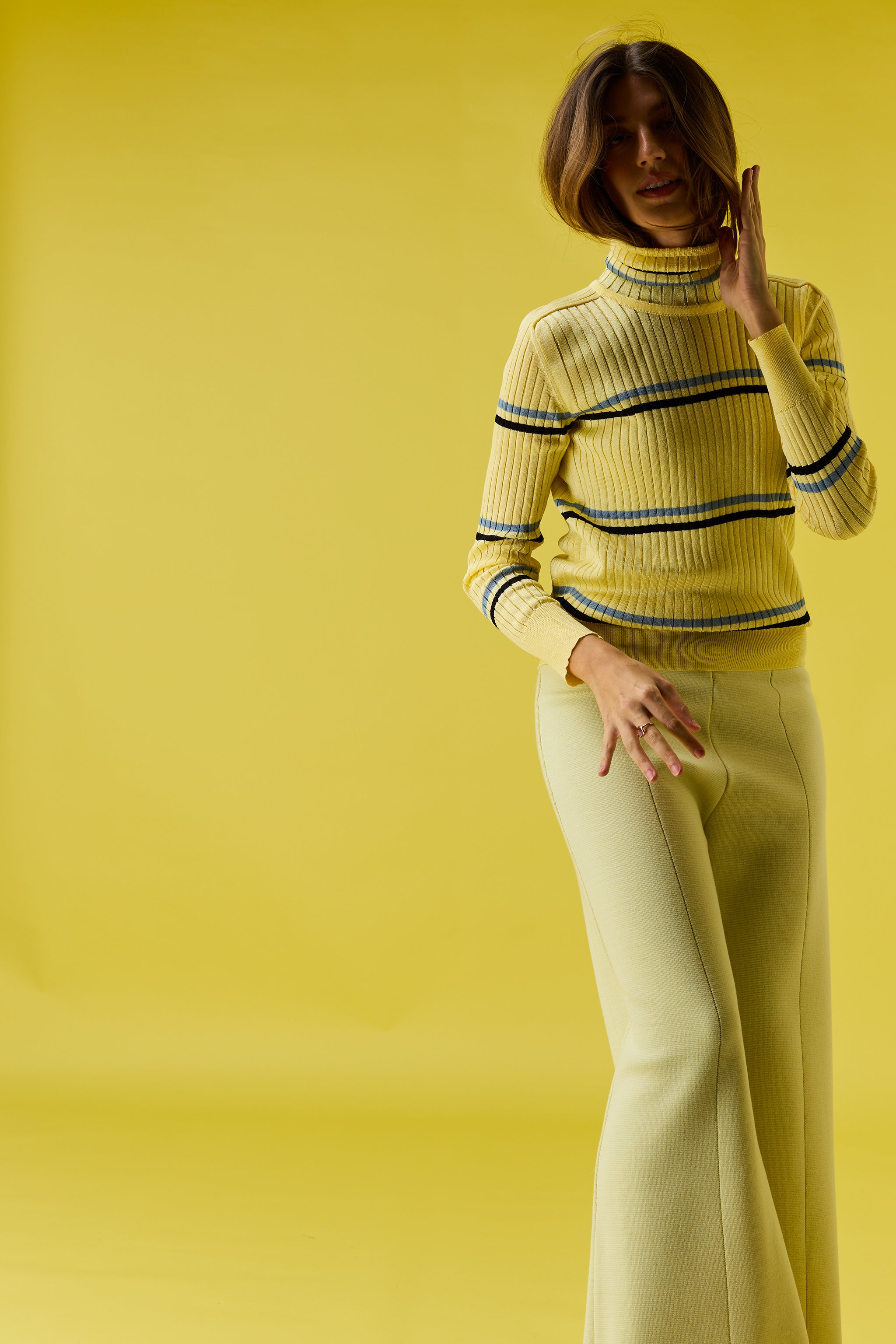 Skin turtleneck