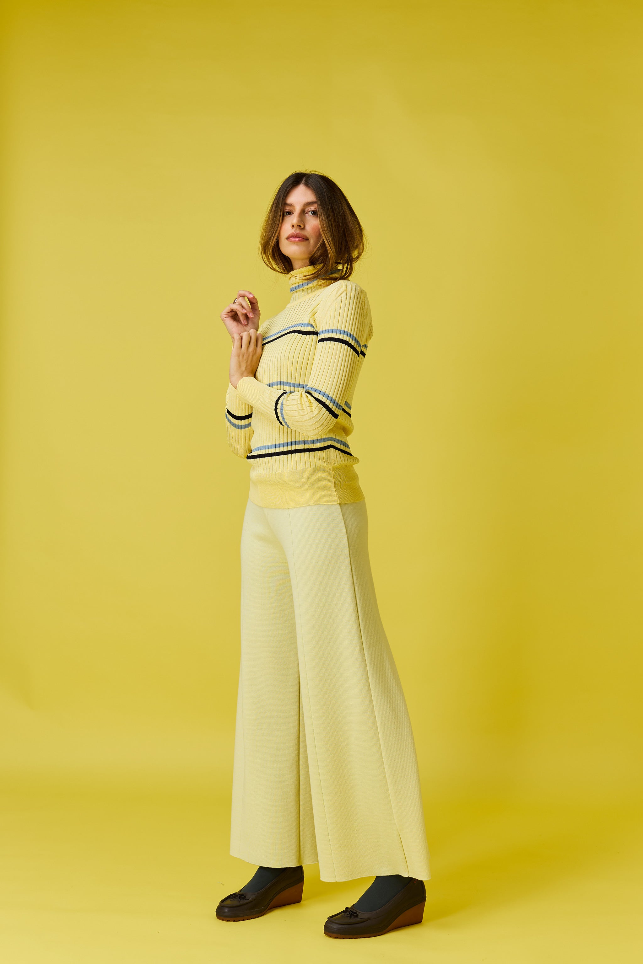Skin turtleneck