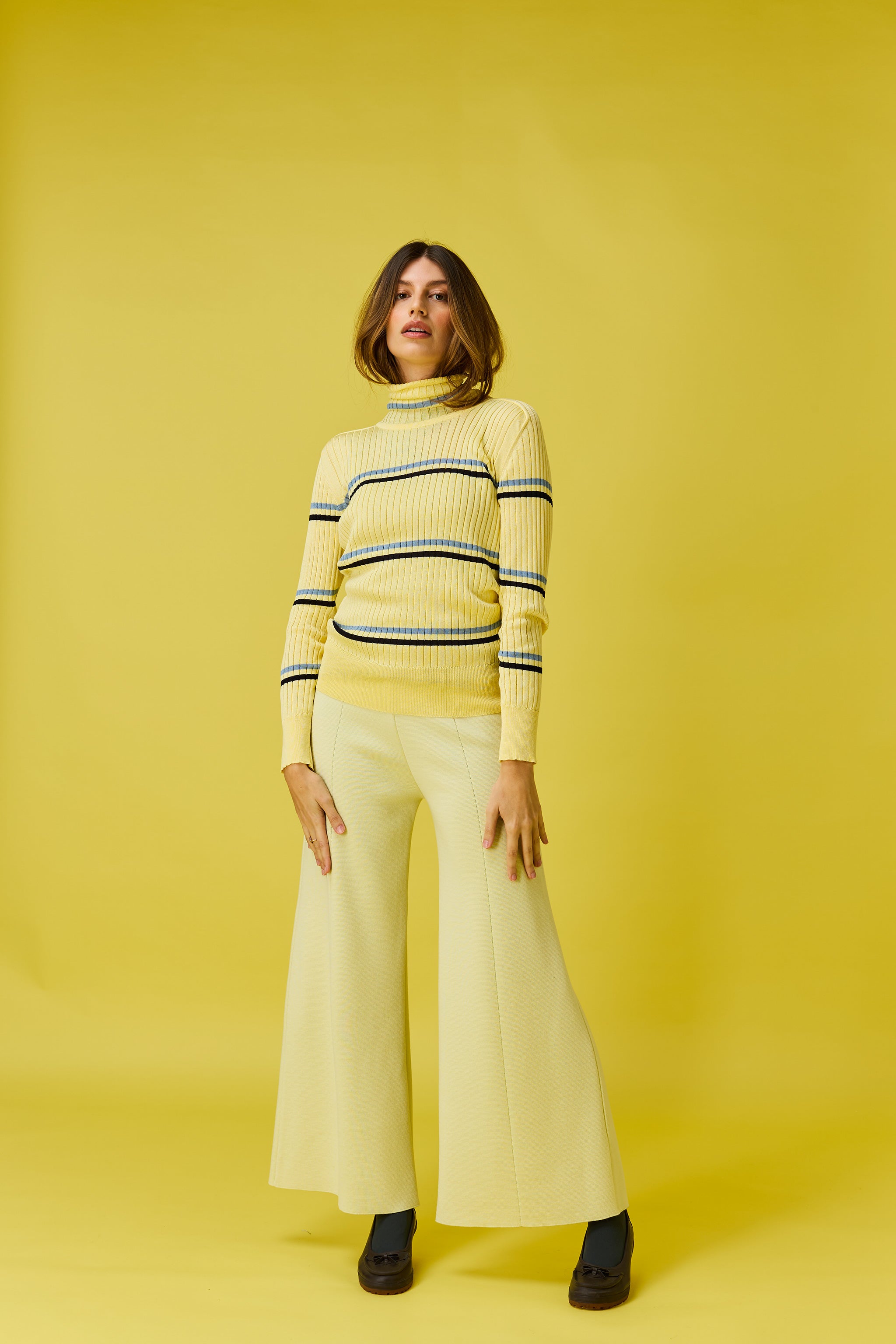 Skin turtleneck