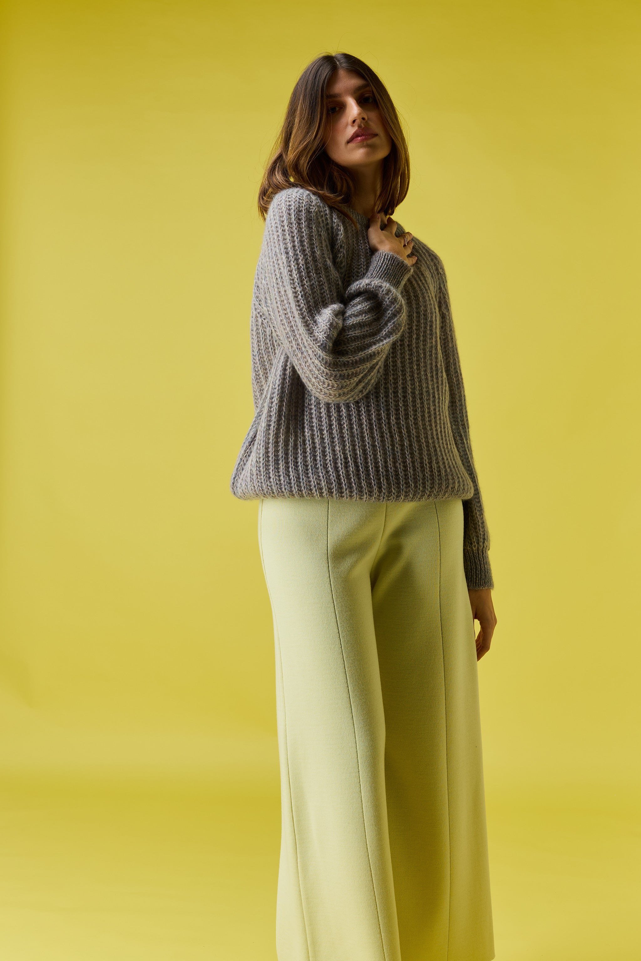 Puffy olographic sweater