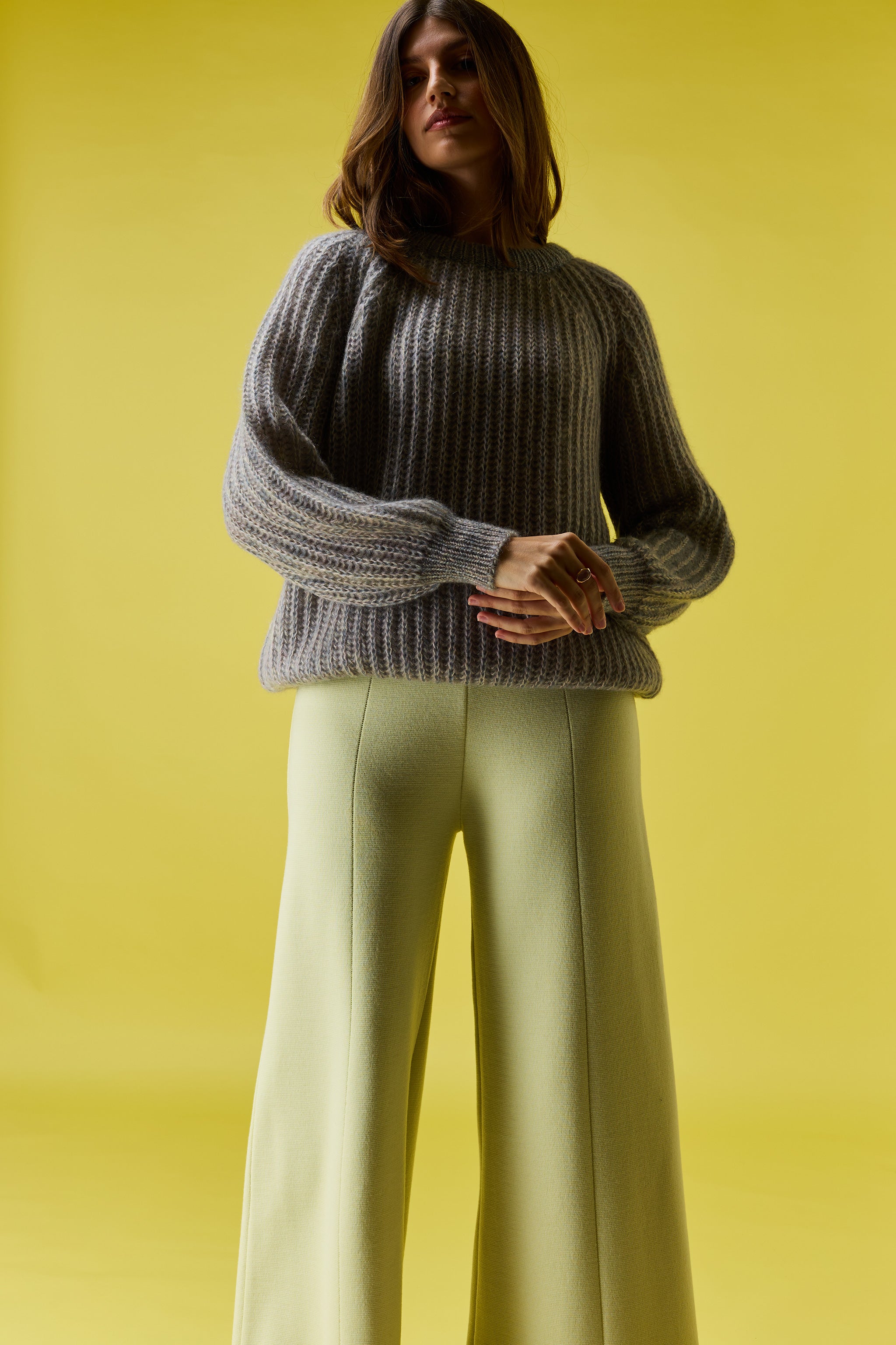 Puffy olographic sweater