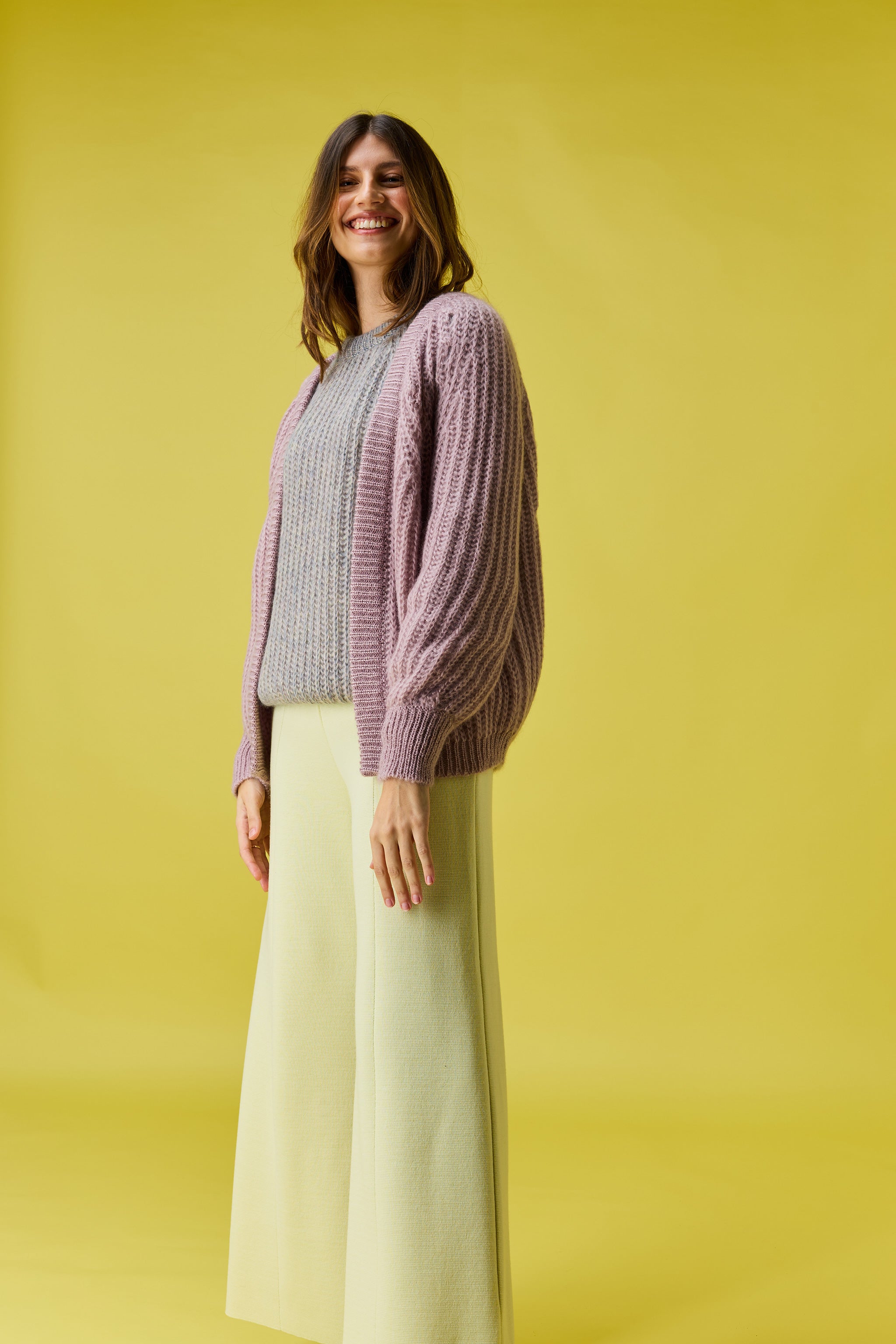 Puffy cardigan