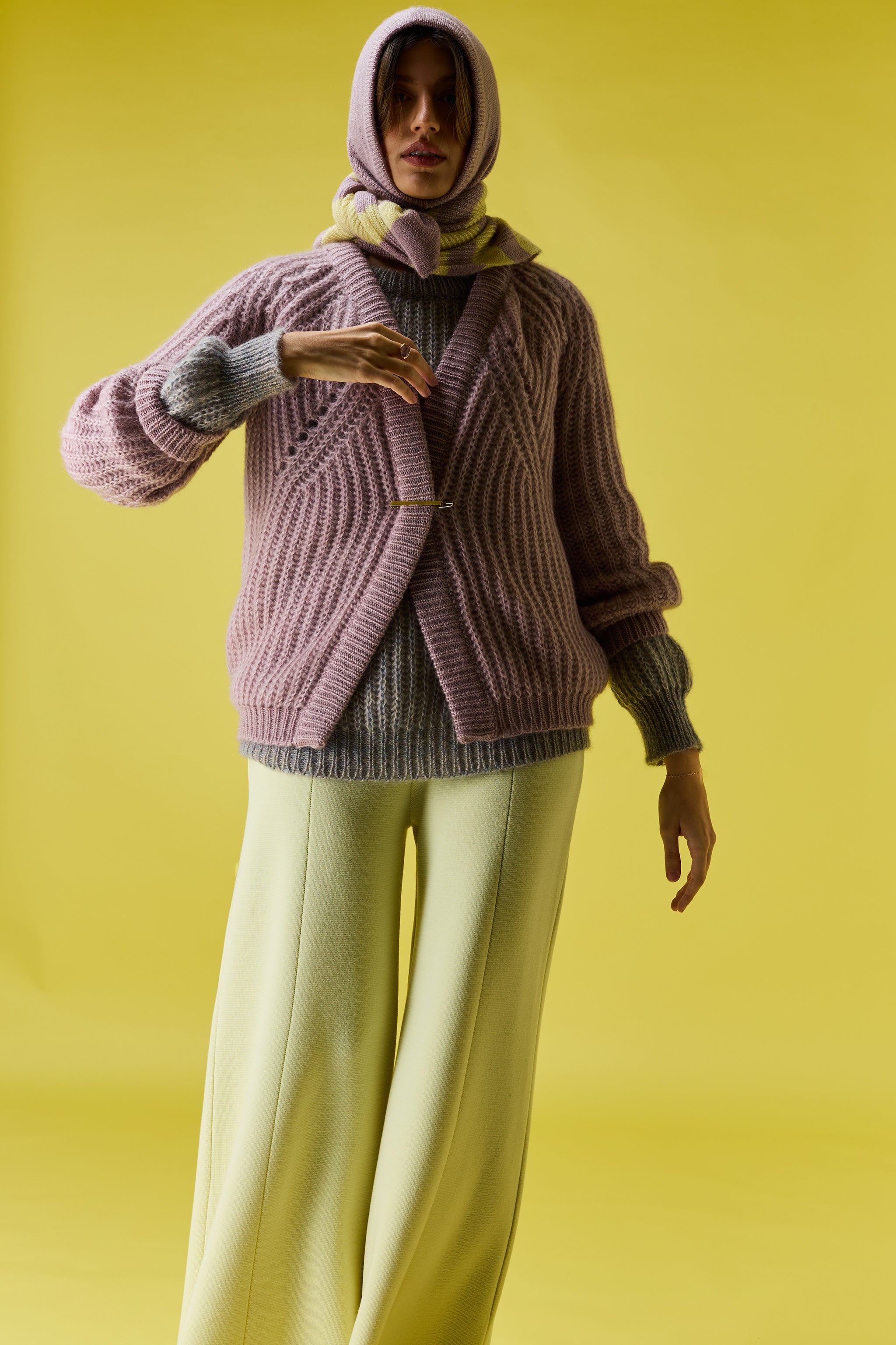 Puffy cardigan