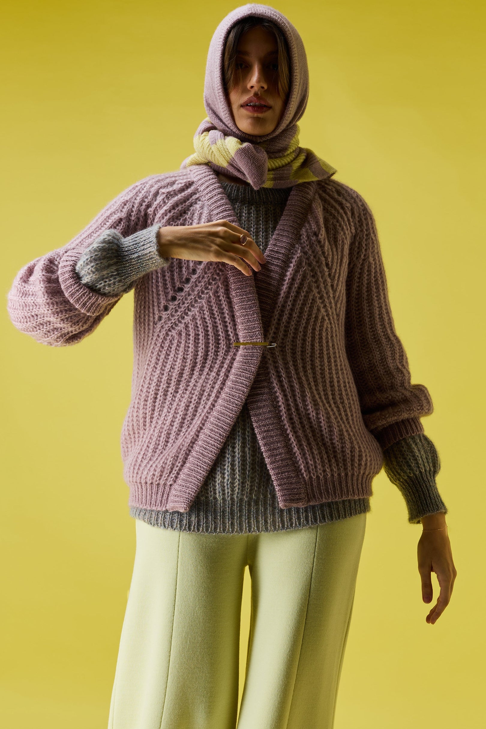 Puffy cardigan