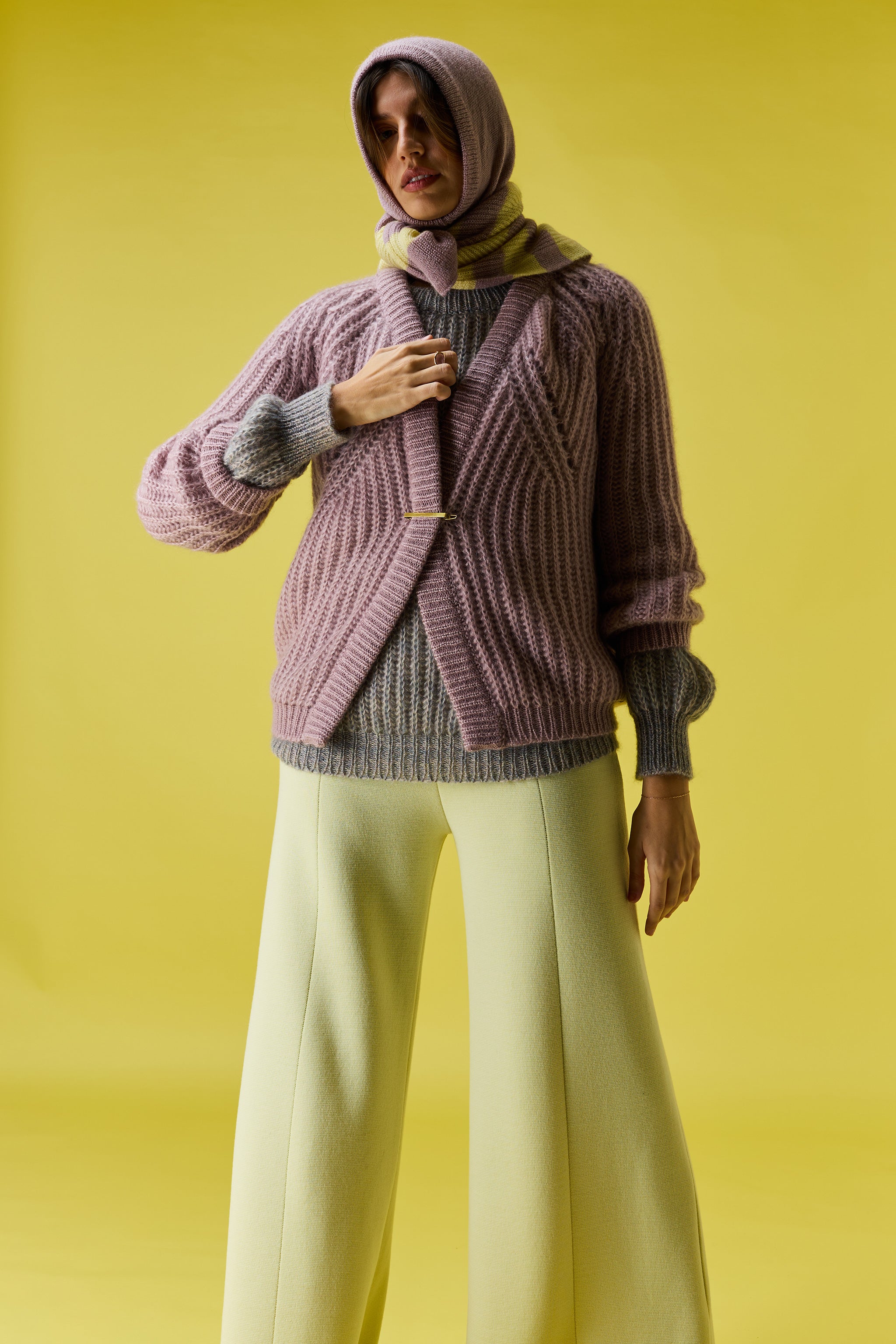 Puffy cardigan