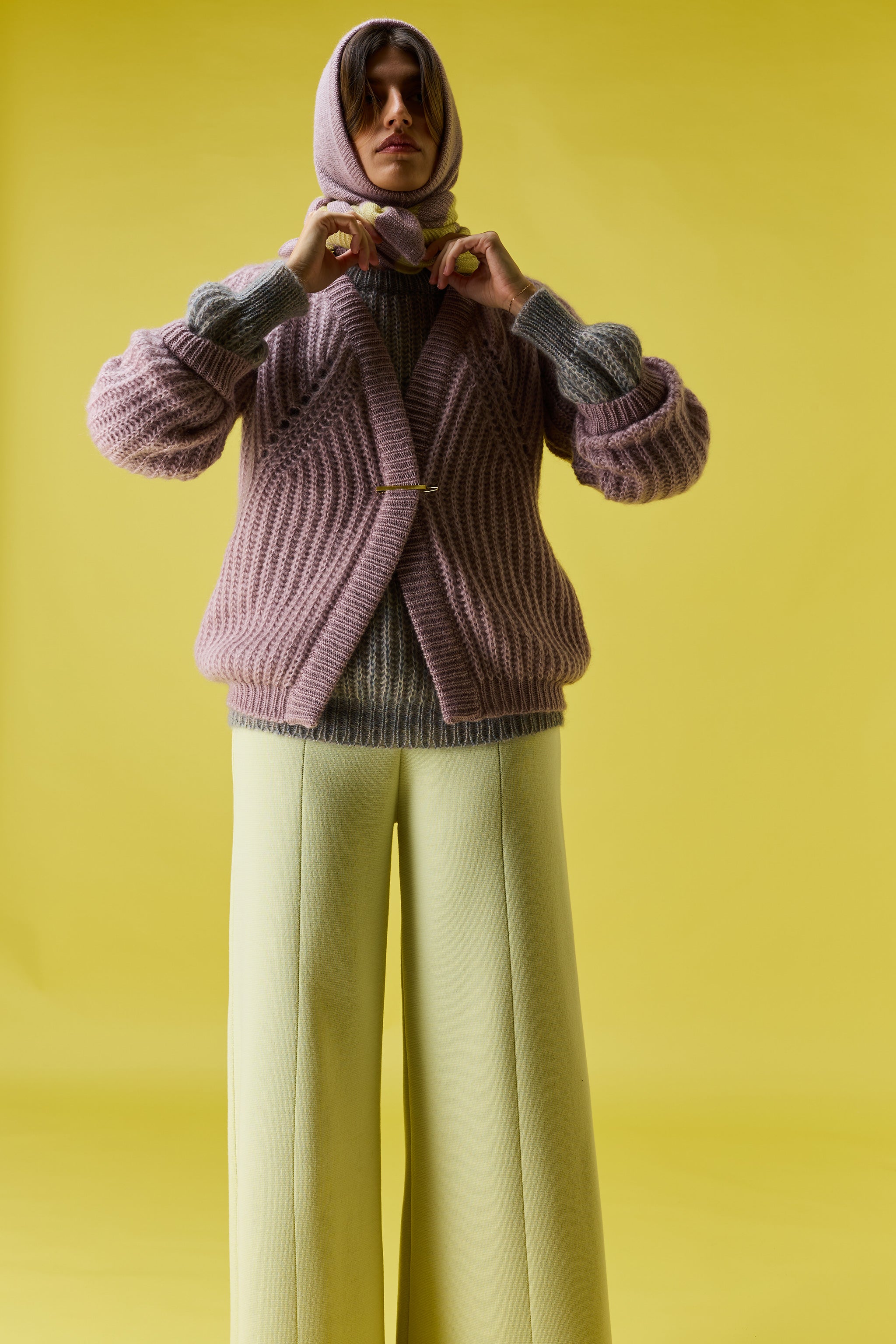 Puffy cardigan