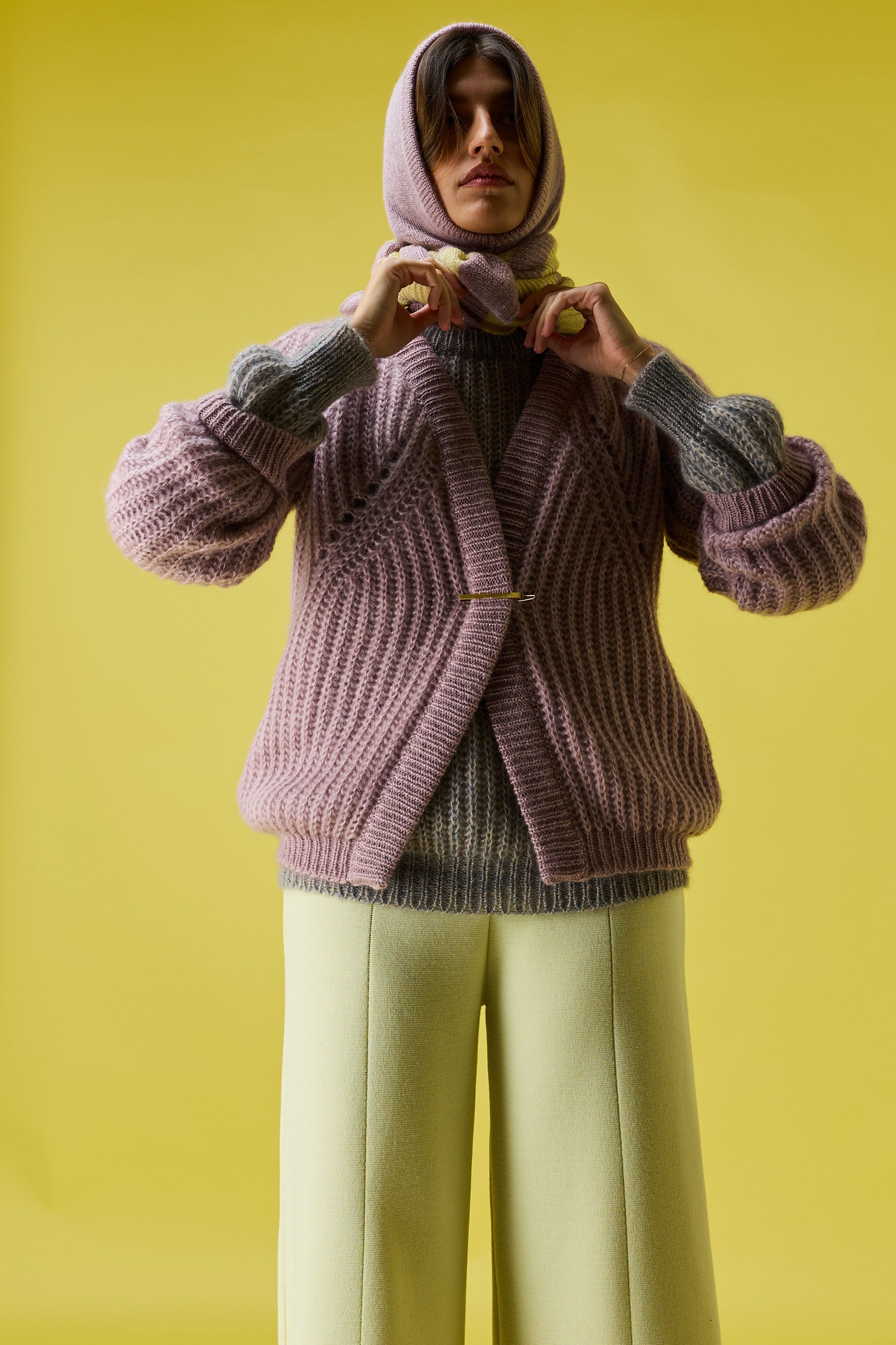 Puffy cardigan