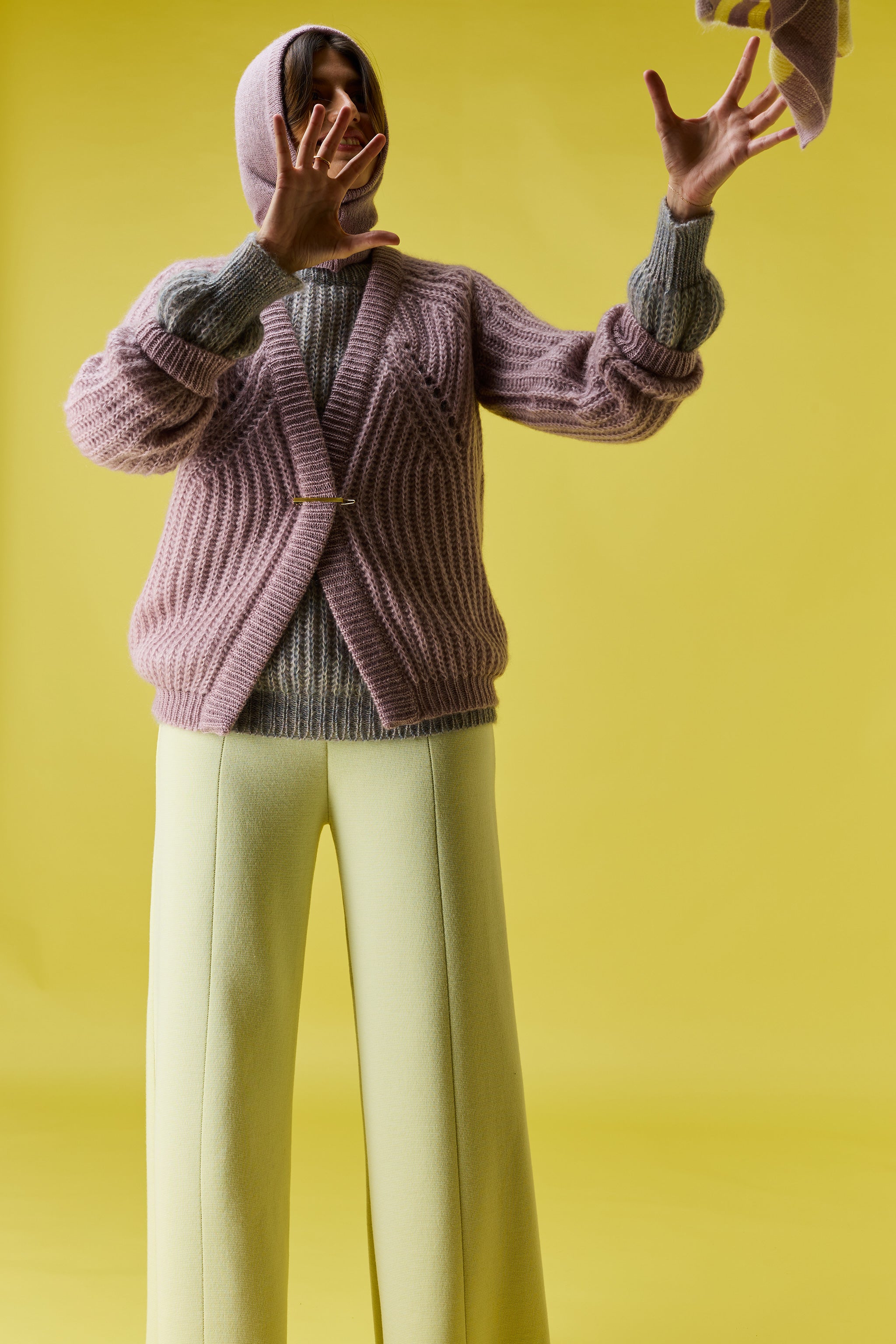 Puffy cardigan