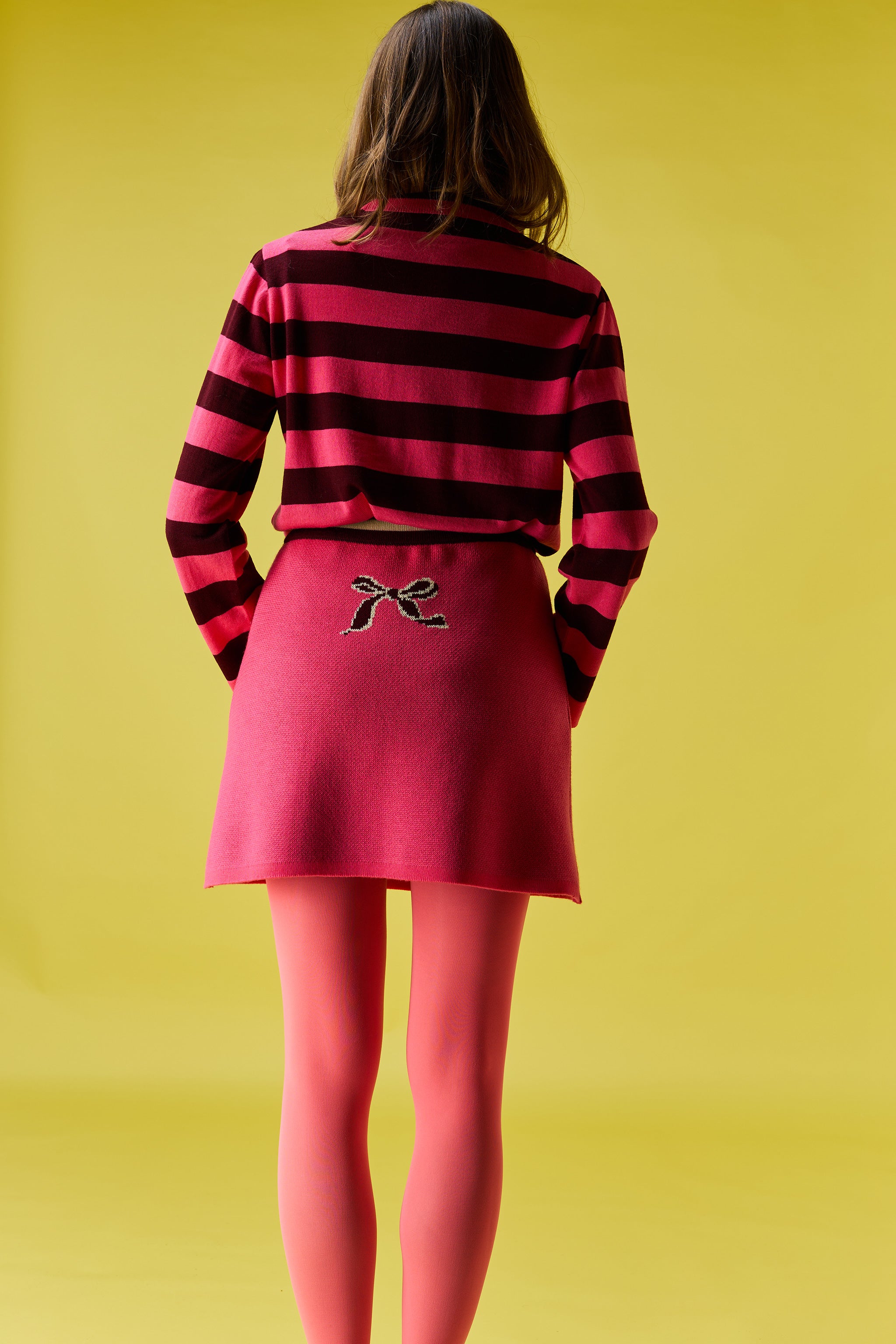Striped unisex t-shirt