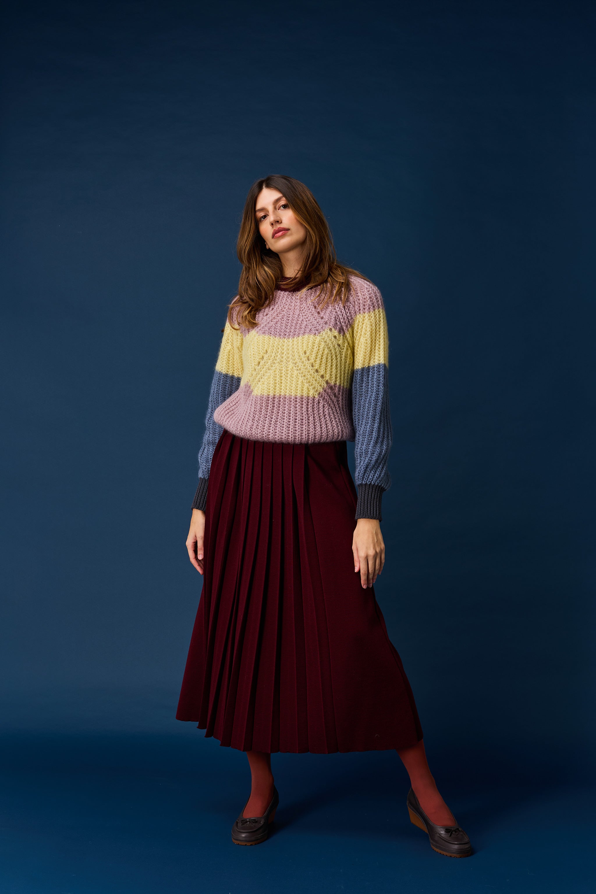 Pleated skirt