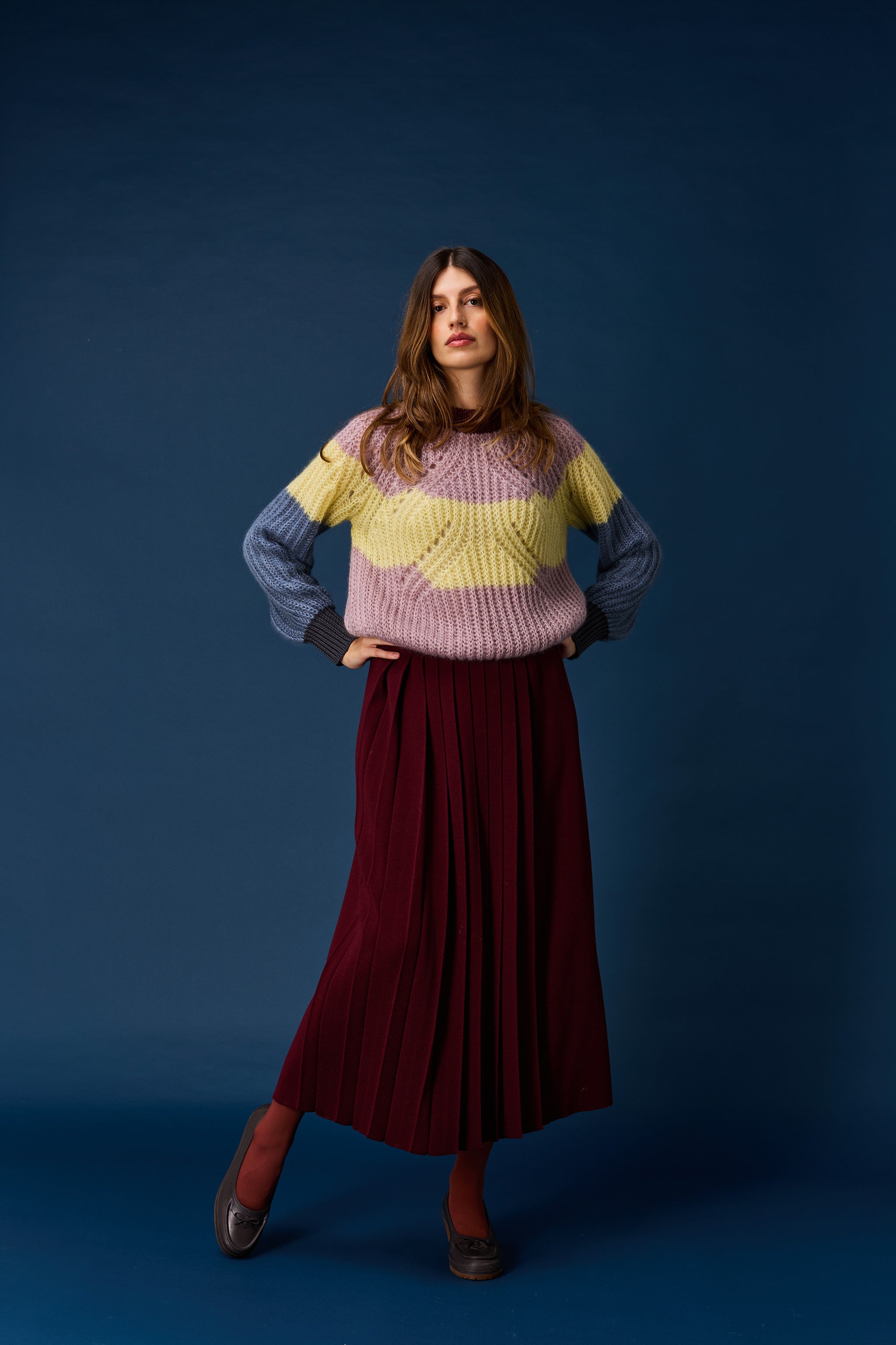 Pleated skirt