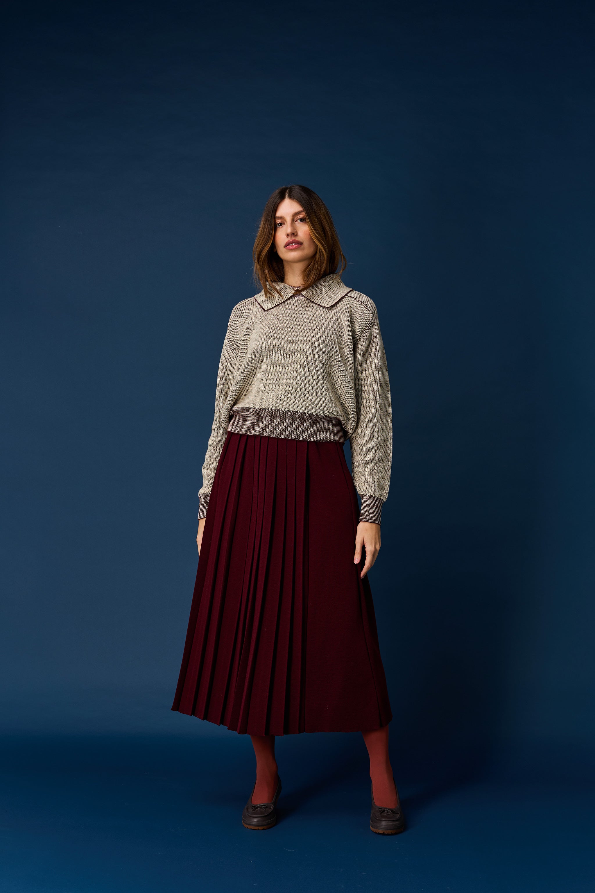 Pleated skirt