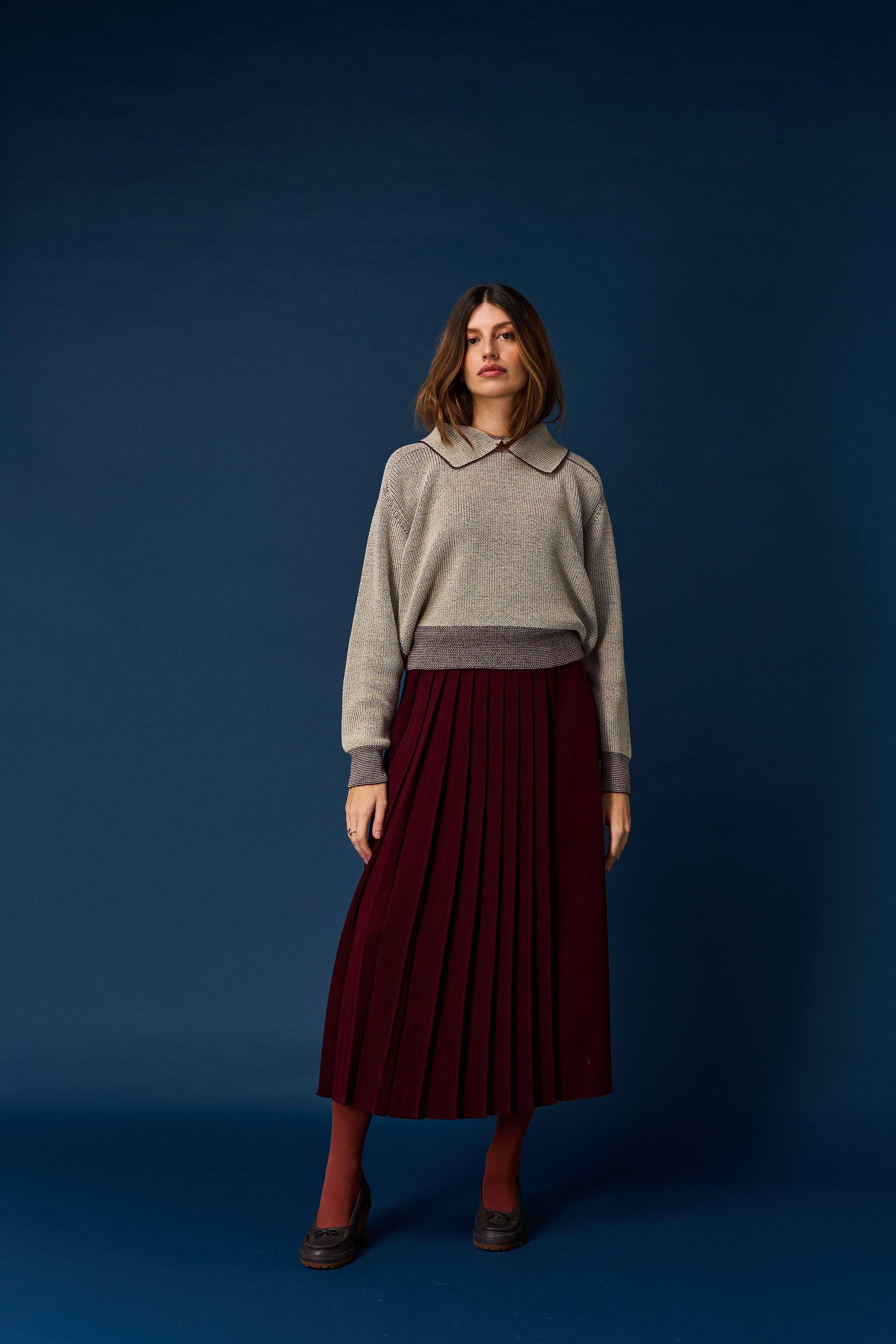 Pleated skirt