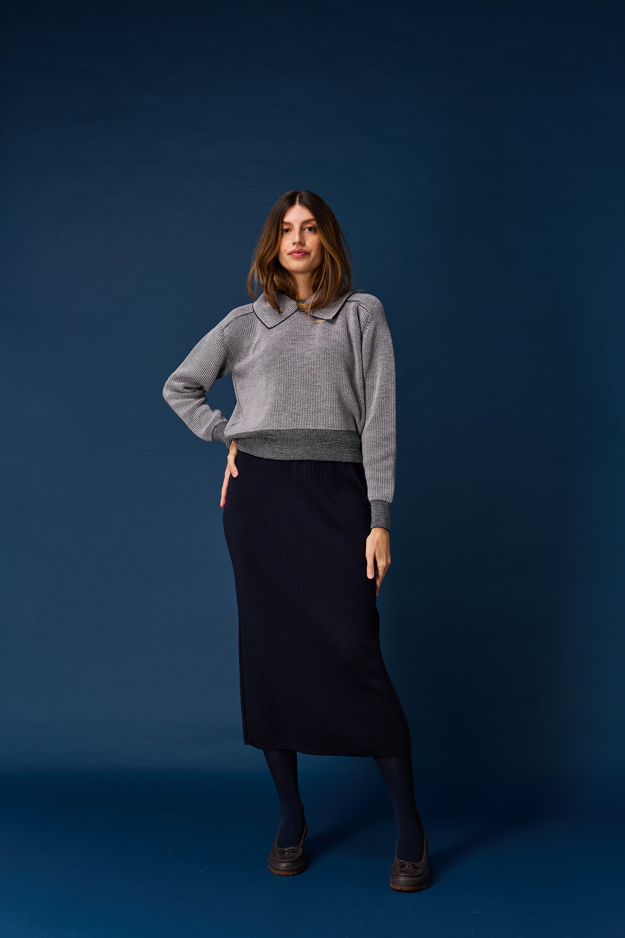 Ribbed skirt