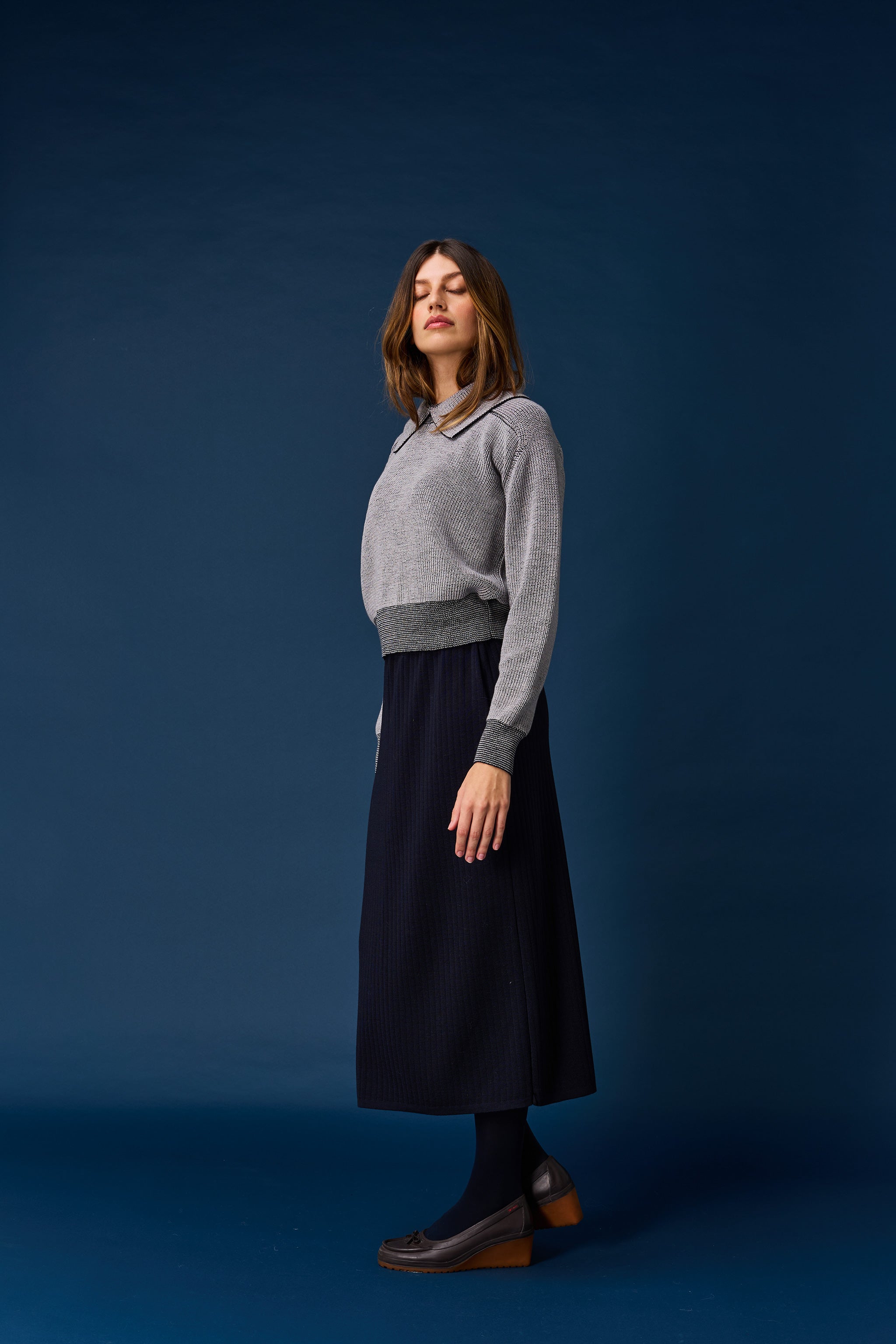 Ribbed skirt