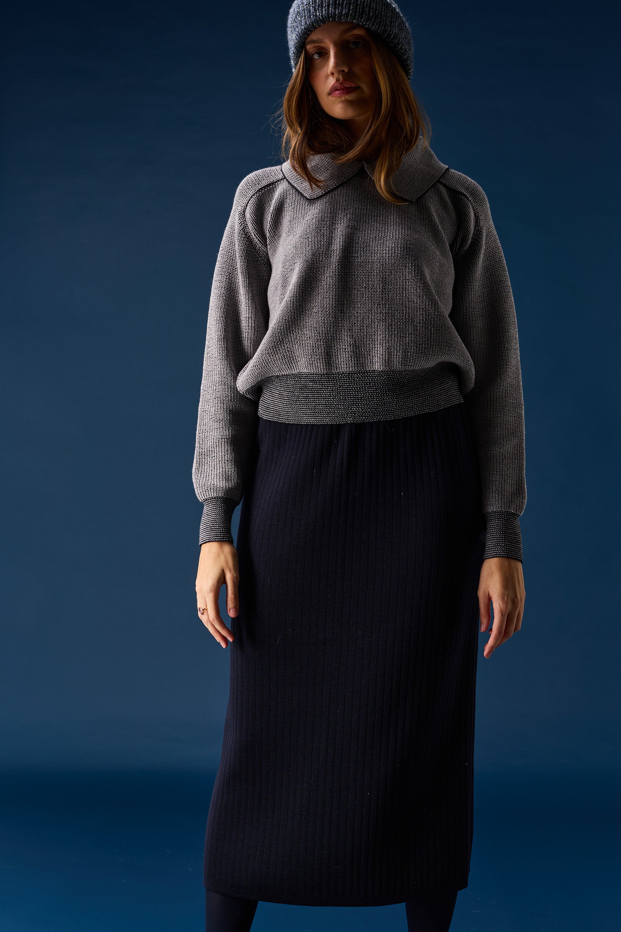 Ribbed skirt