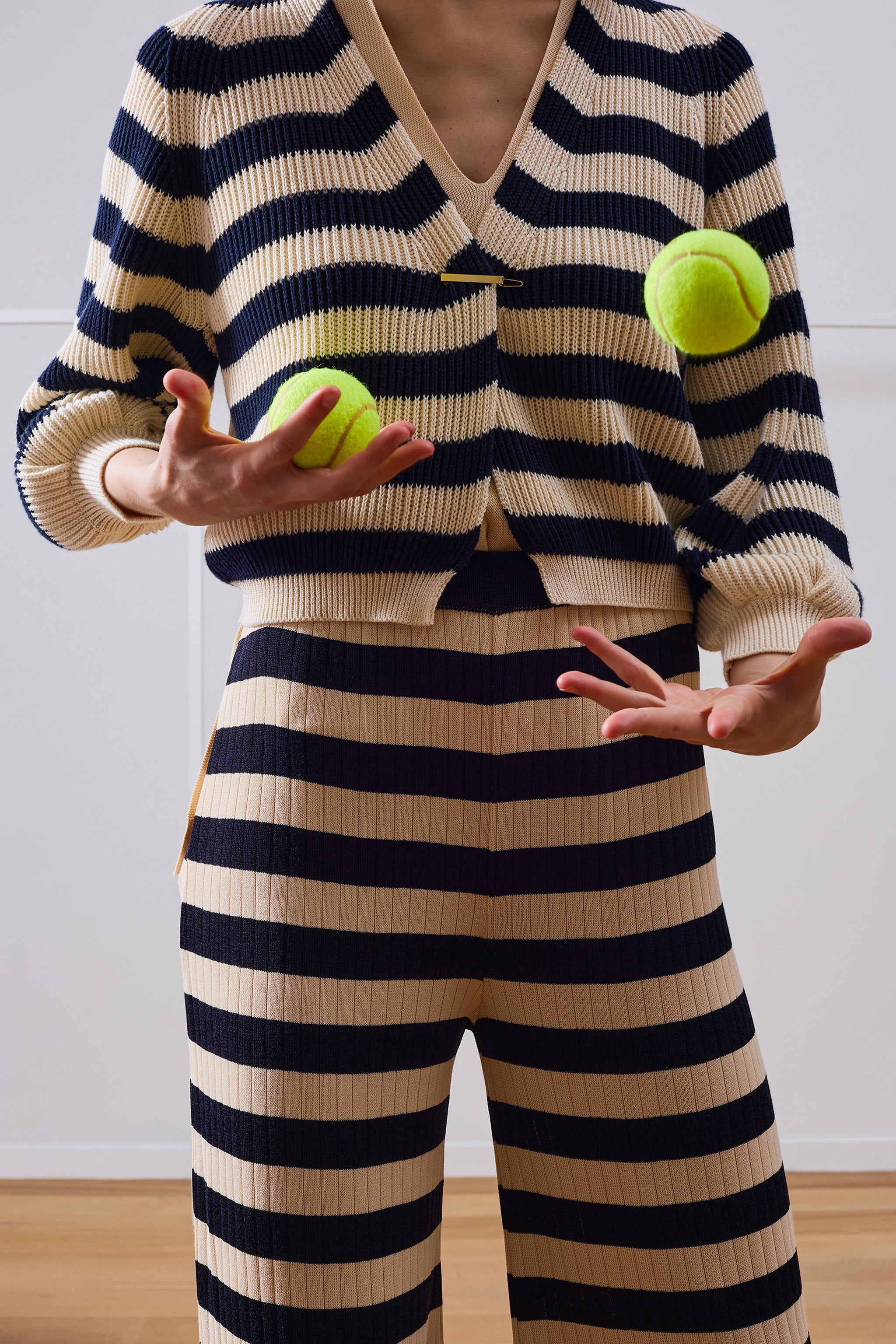 Stripy cardigan