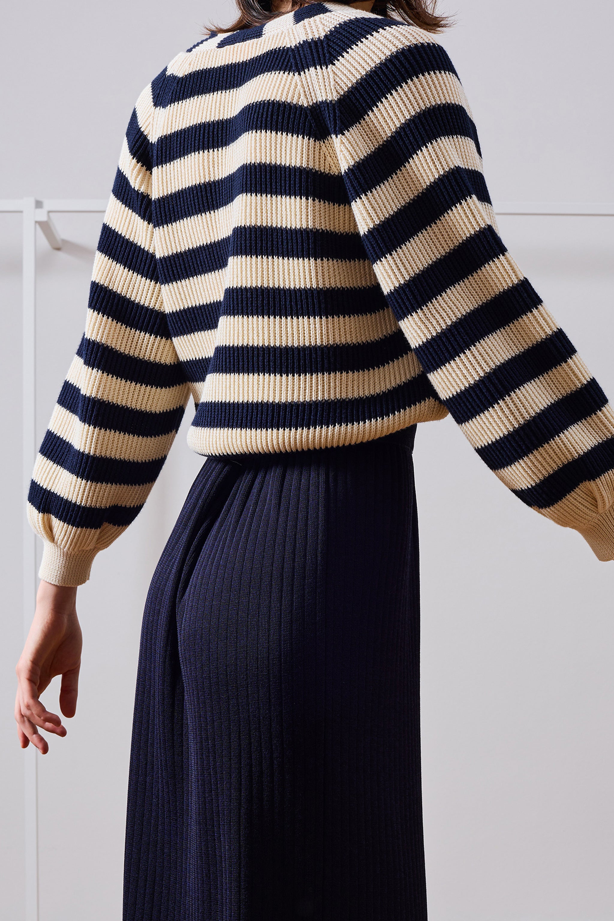 Stripy cardigan