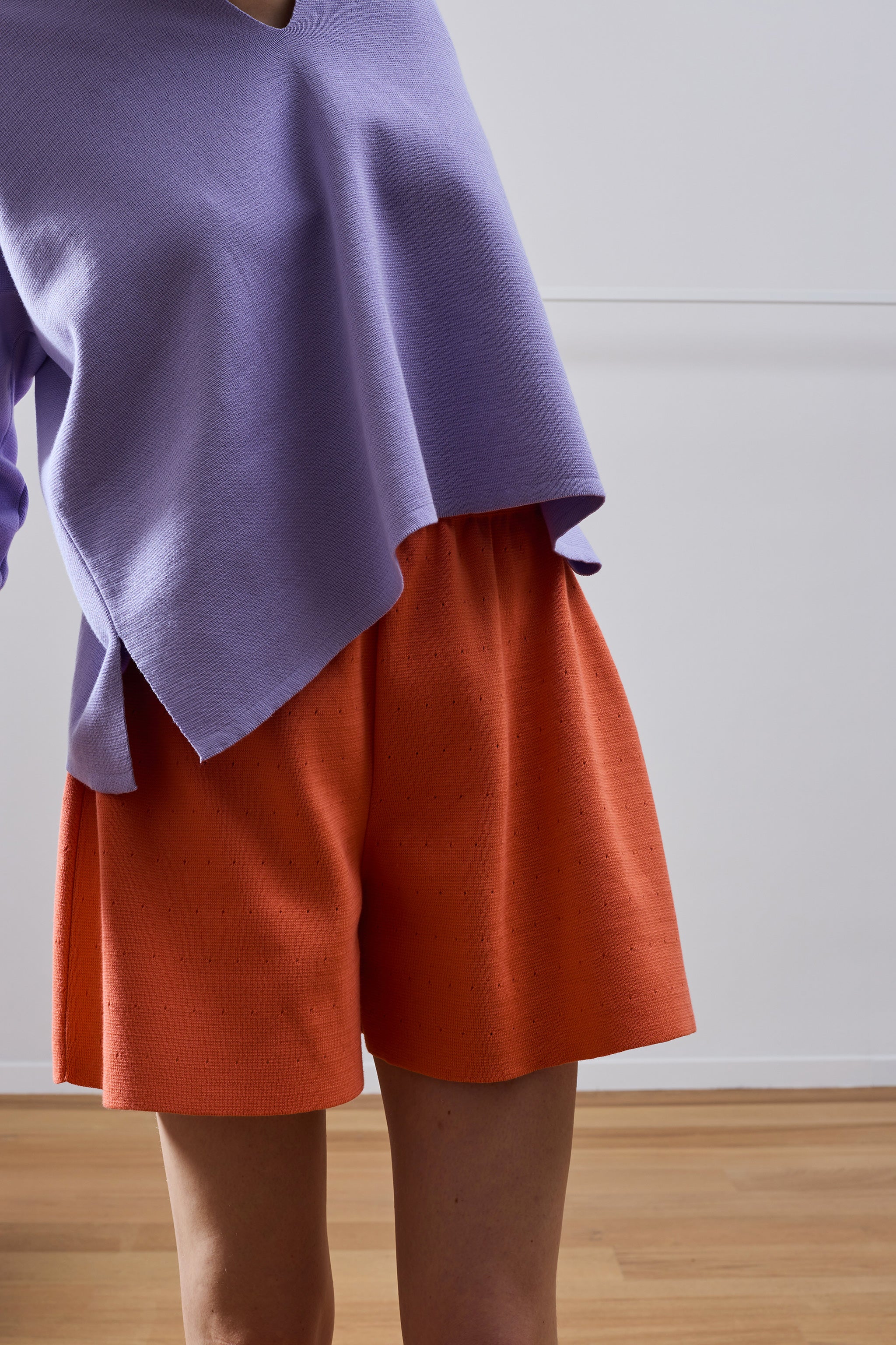 Pointelle shorts