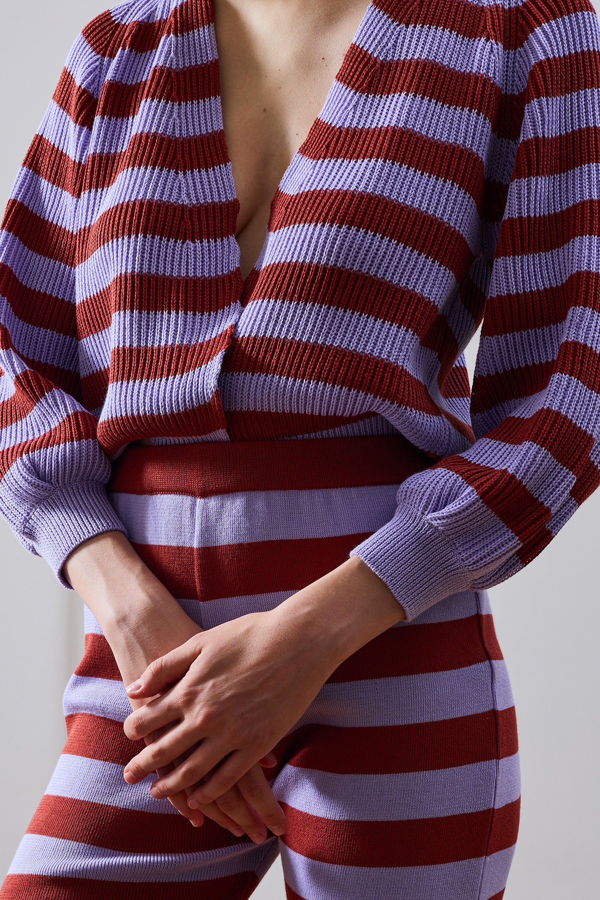 Stripy cardigan