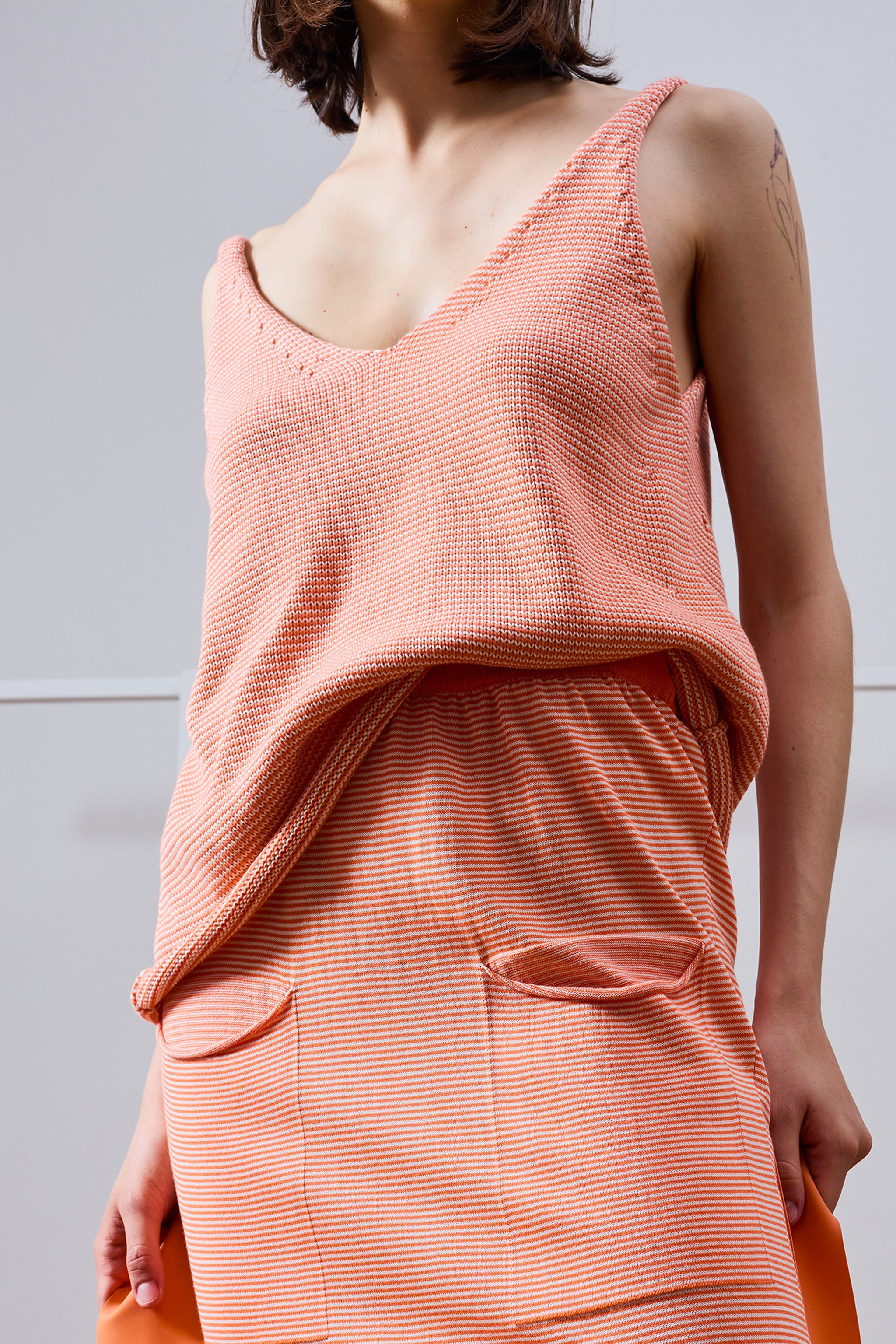 Stripy tank top