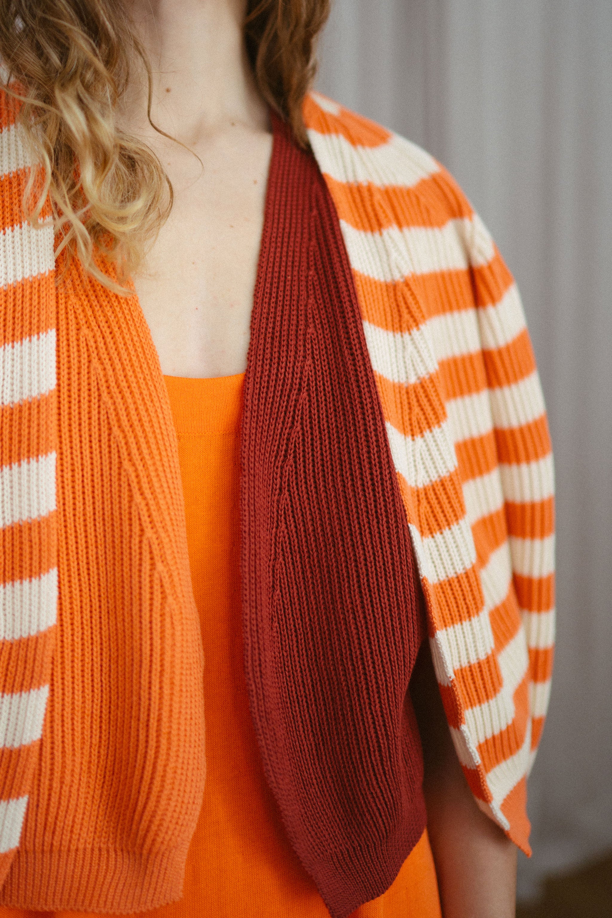 Stripy cardigan
