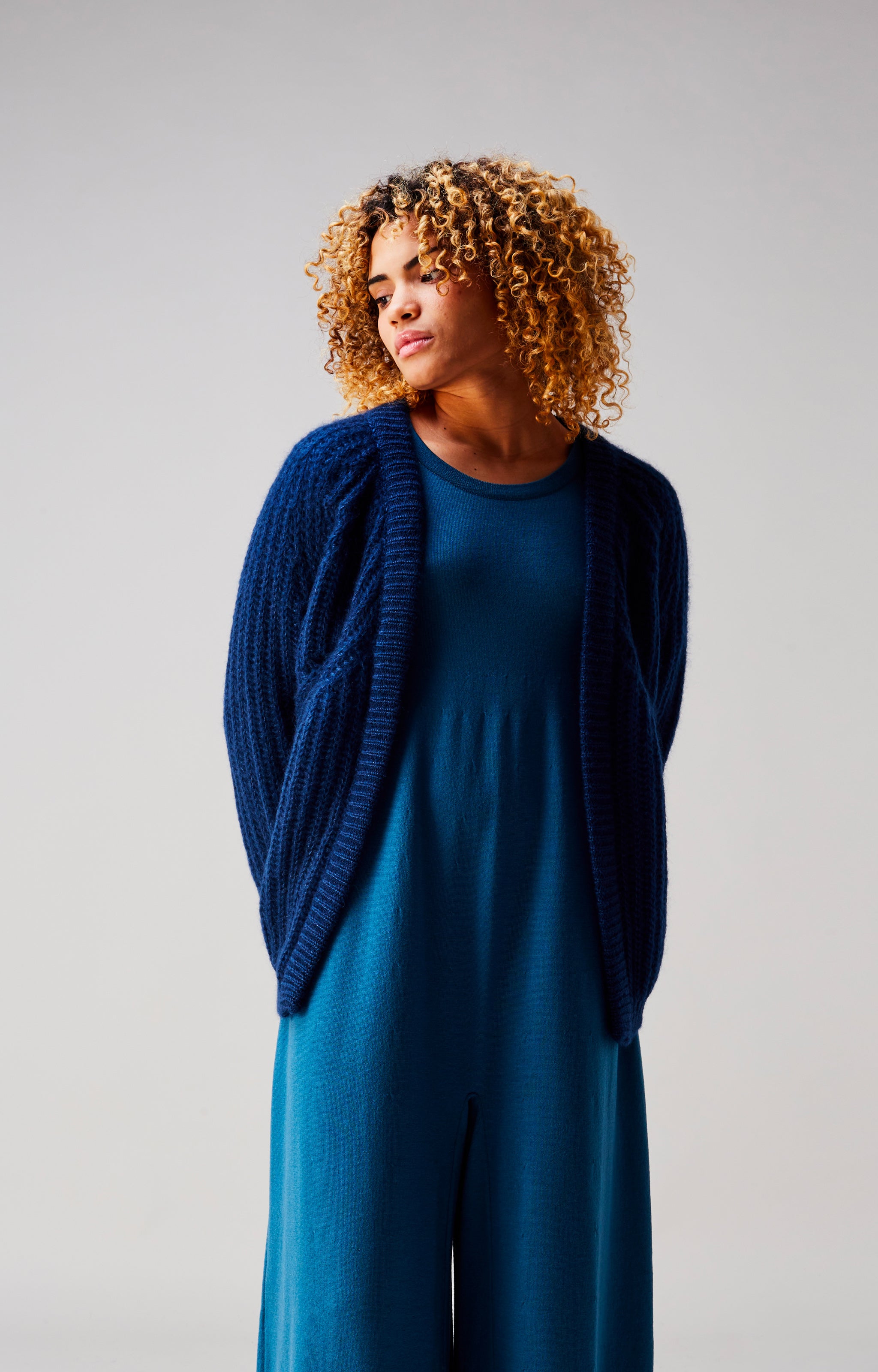 Cardigan puffy
