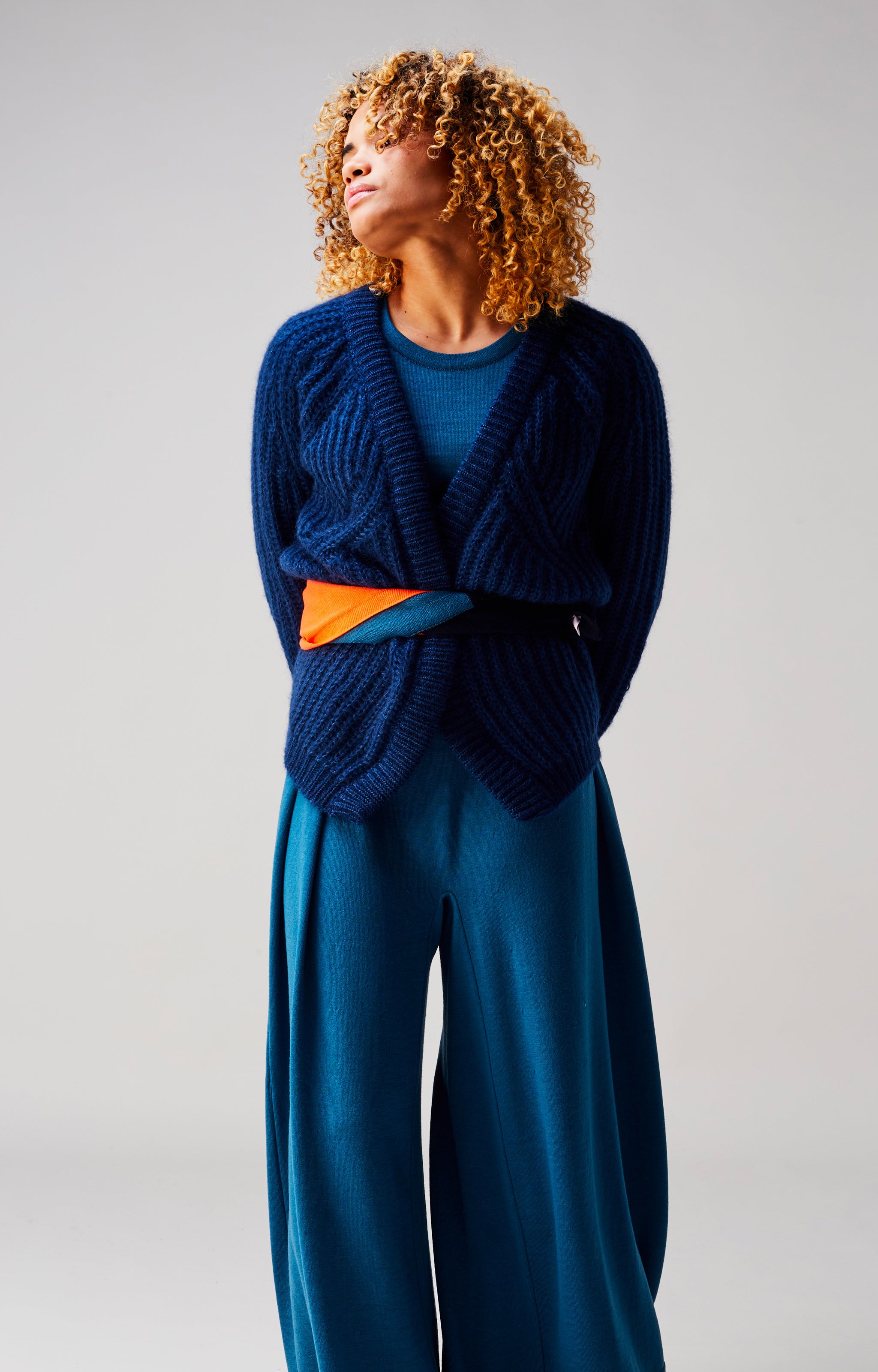 Cardigan puffy