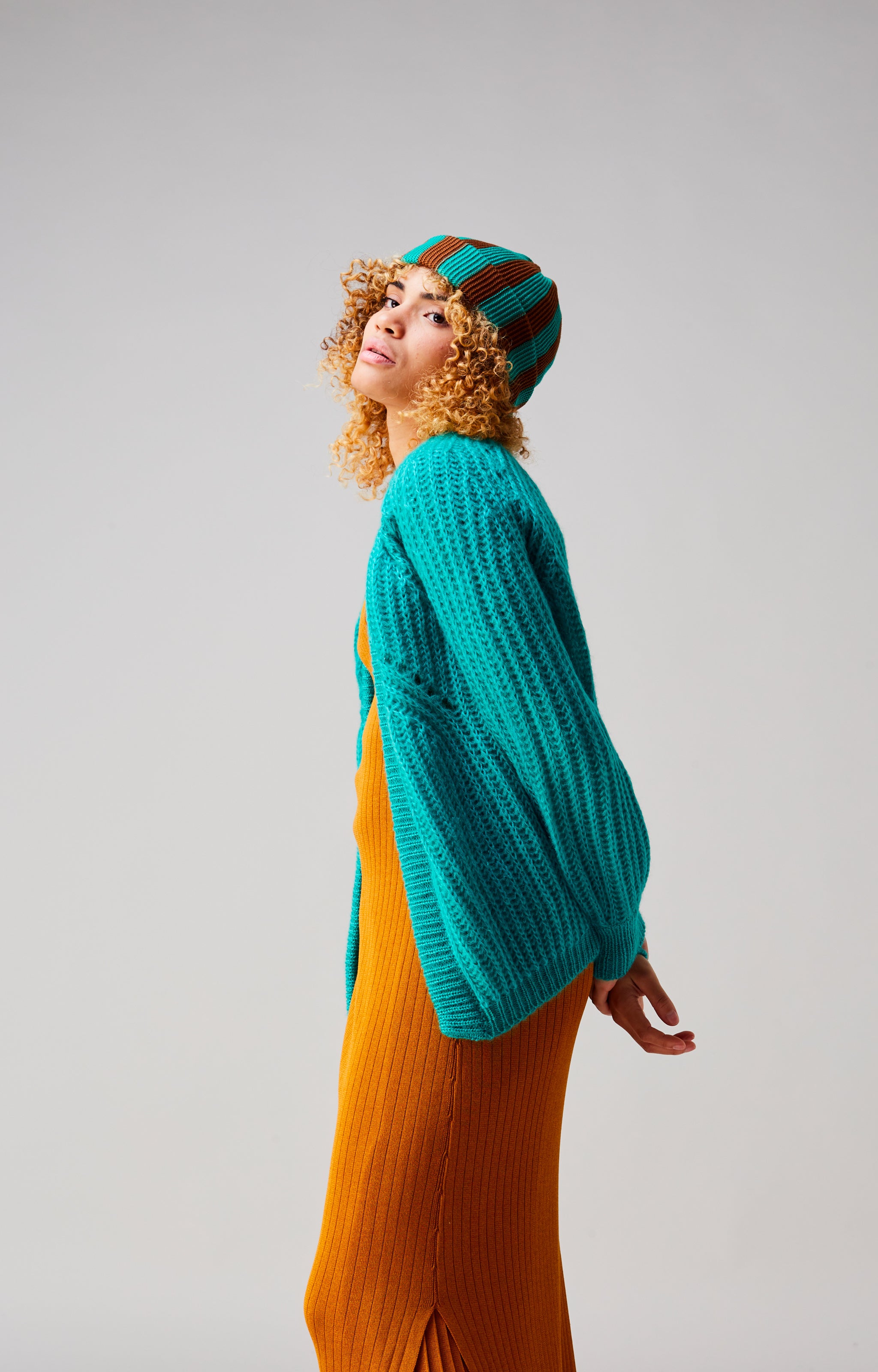Cardigan puffy