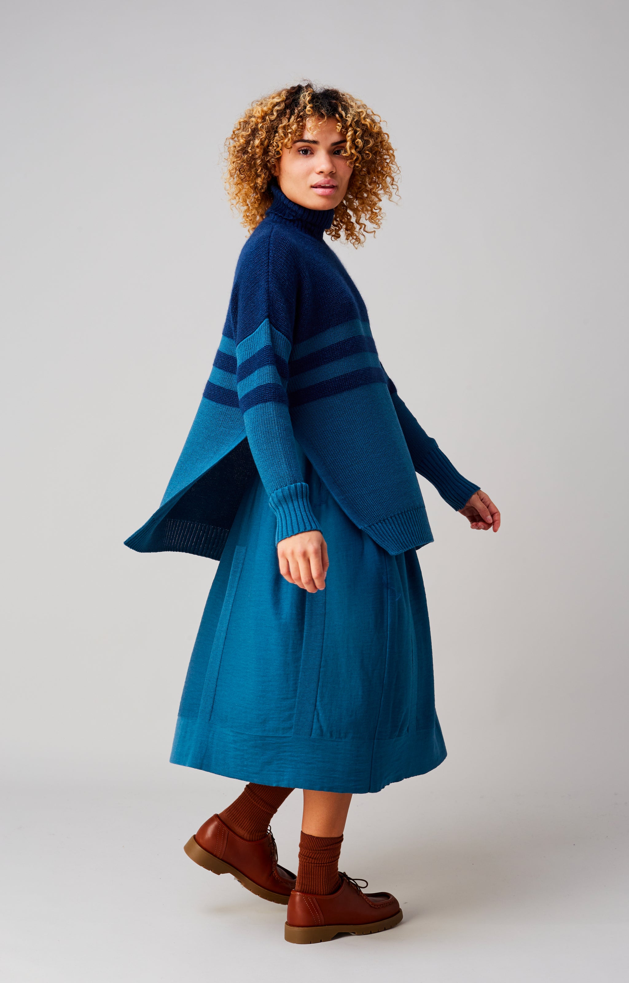 Boxy duefili turtleneck