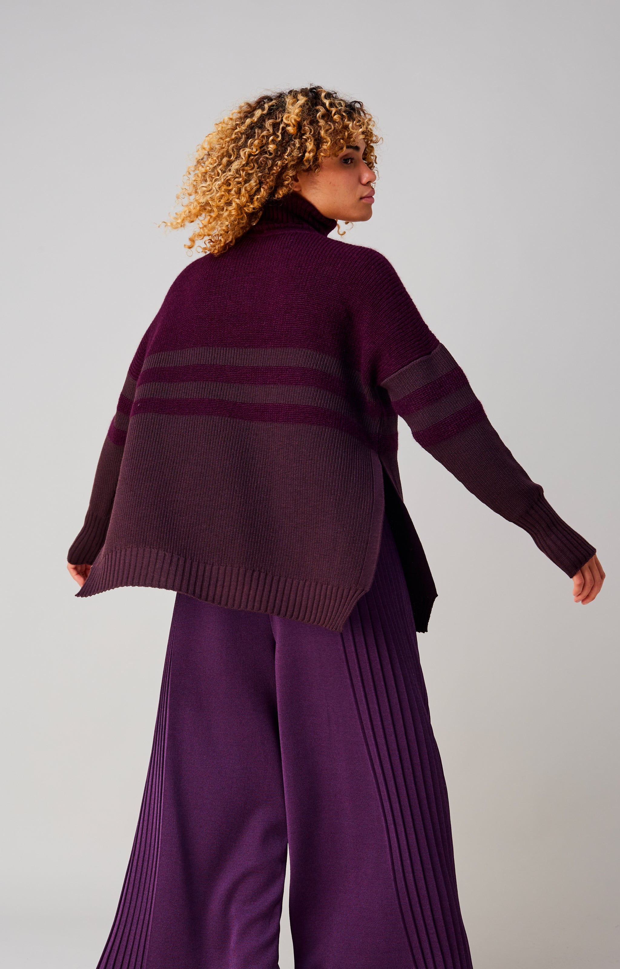 Boxy duefili turtleneck