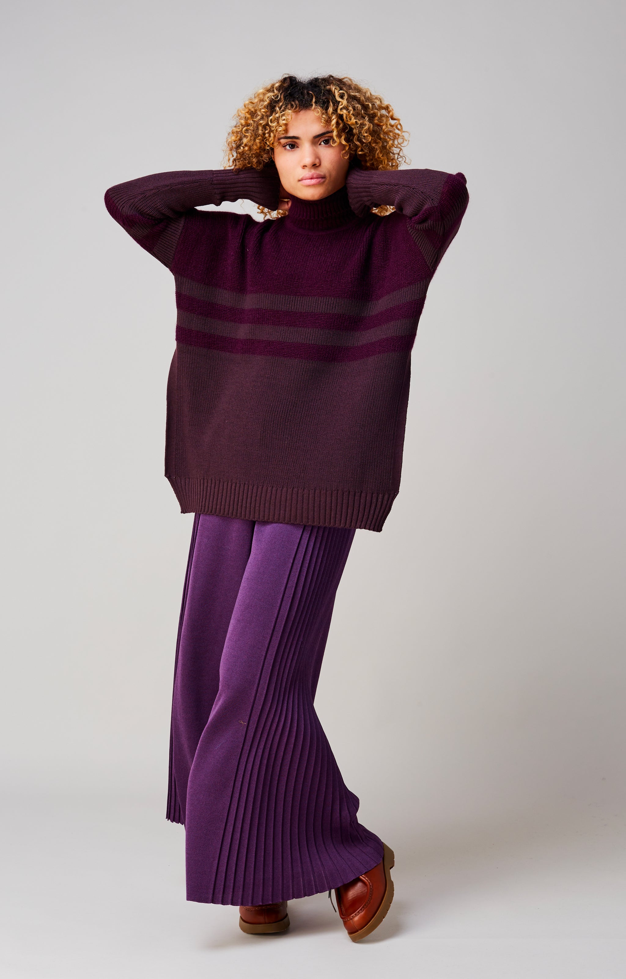 Boxy duefili turtleneck