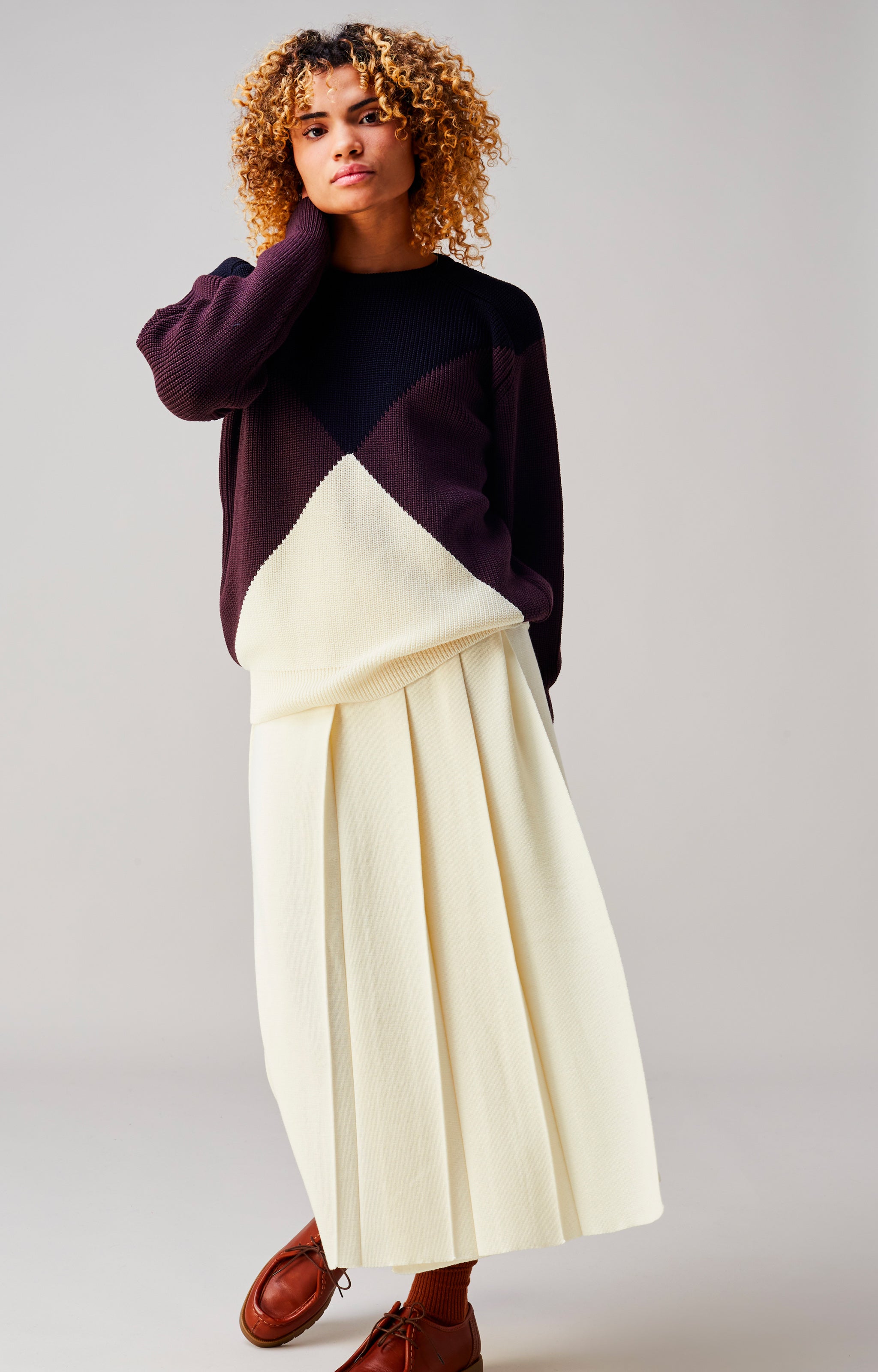 Pleated skirt