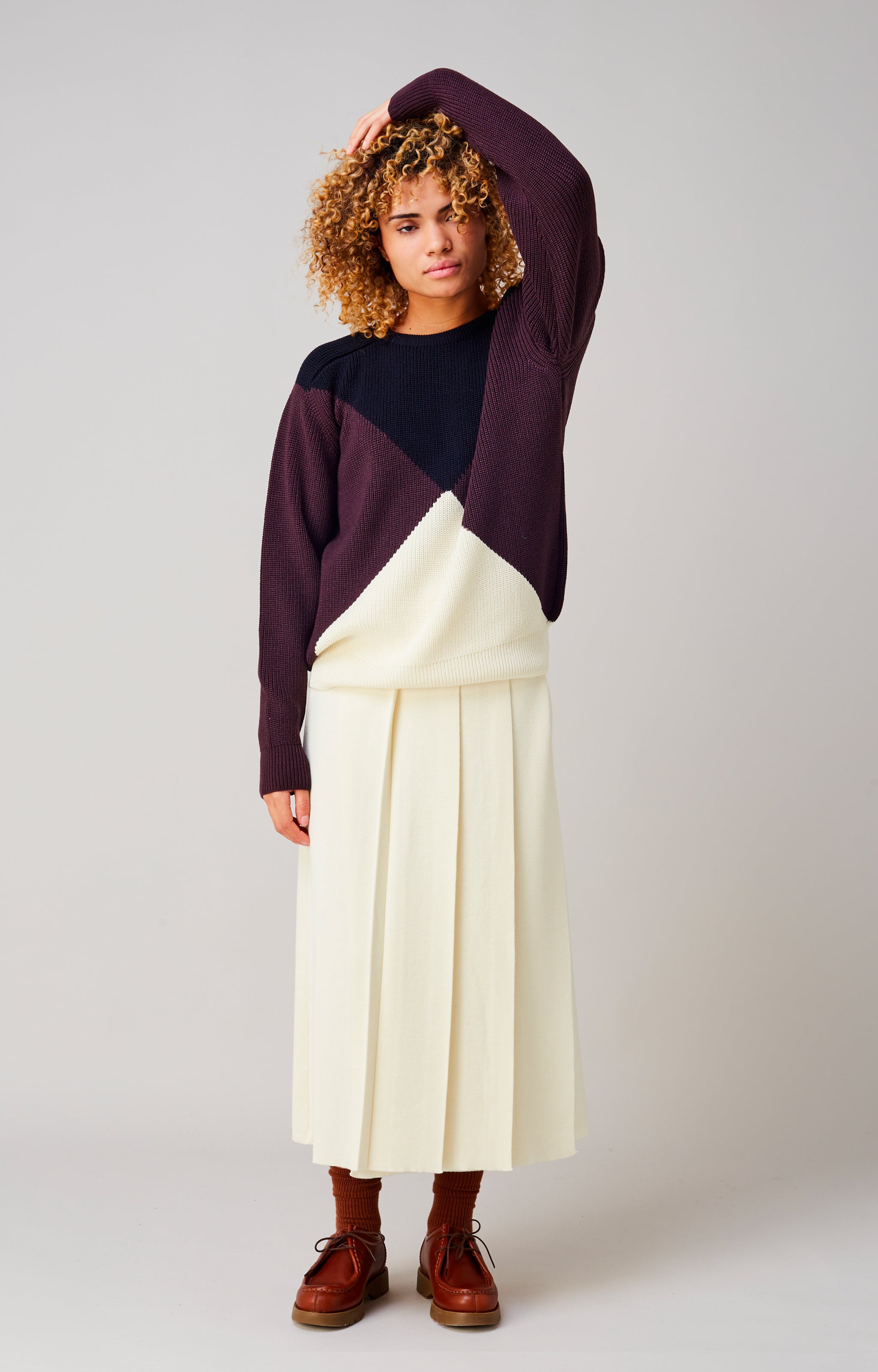 Pleated skirt