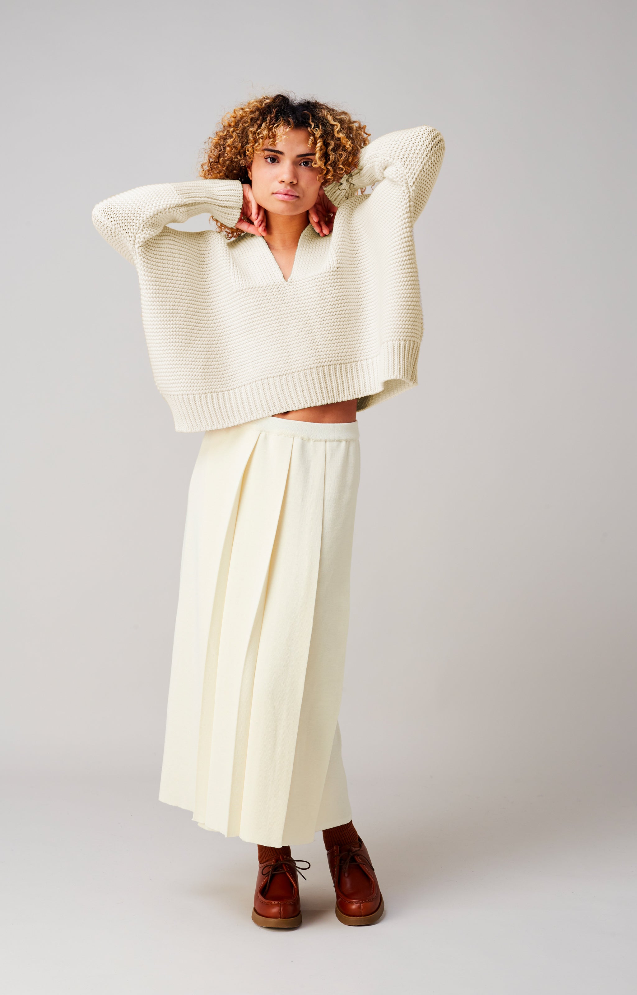 Pleated skirt