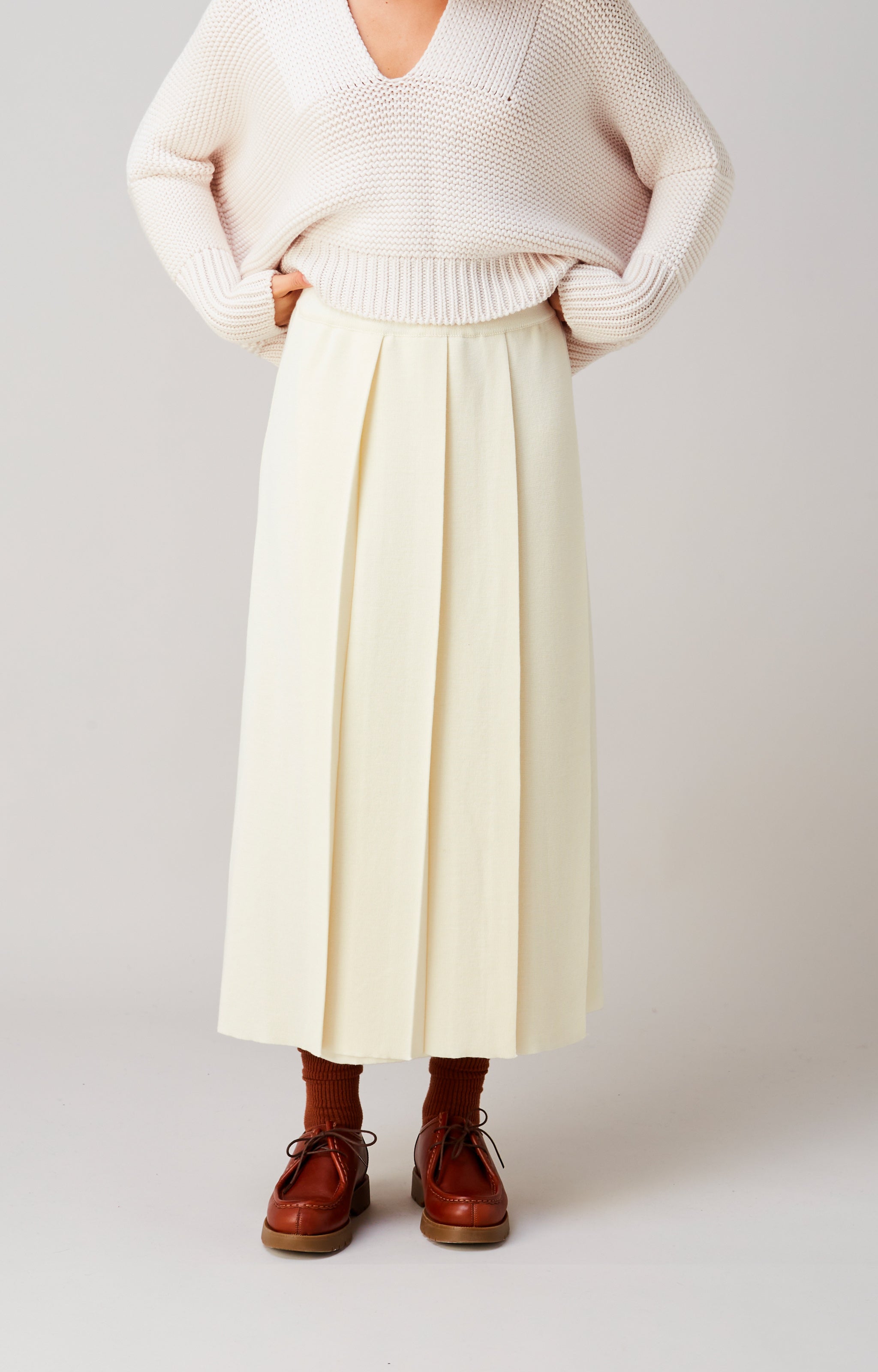 Pleated skirt