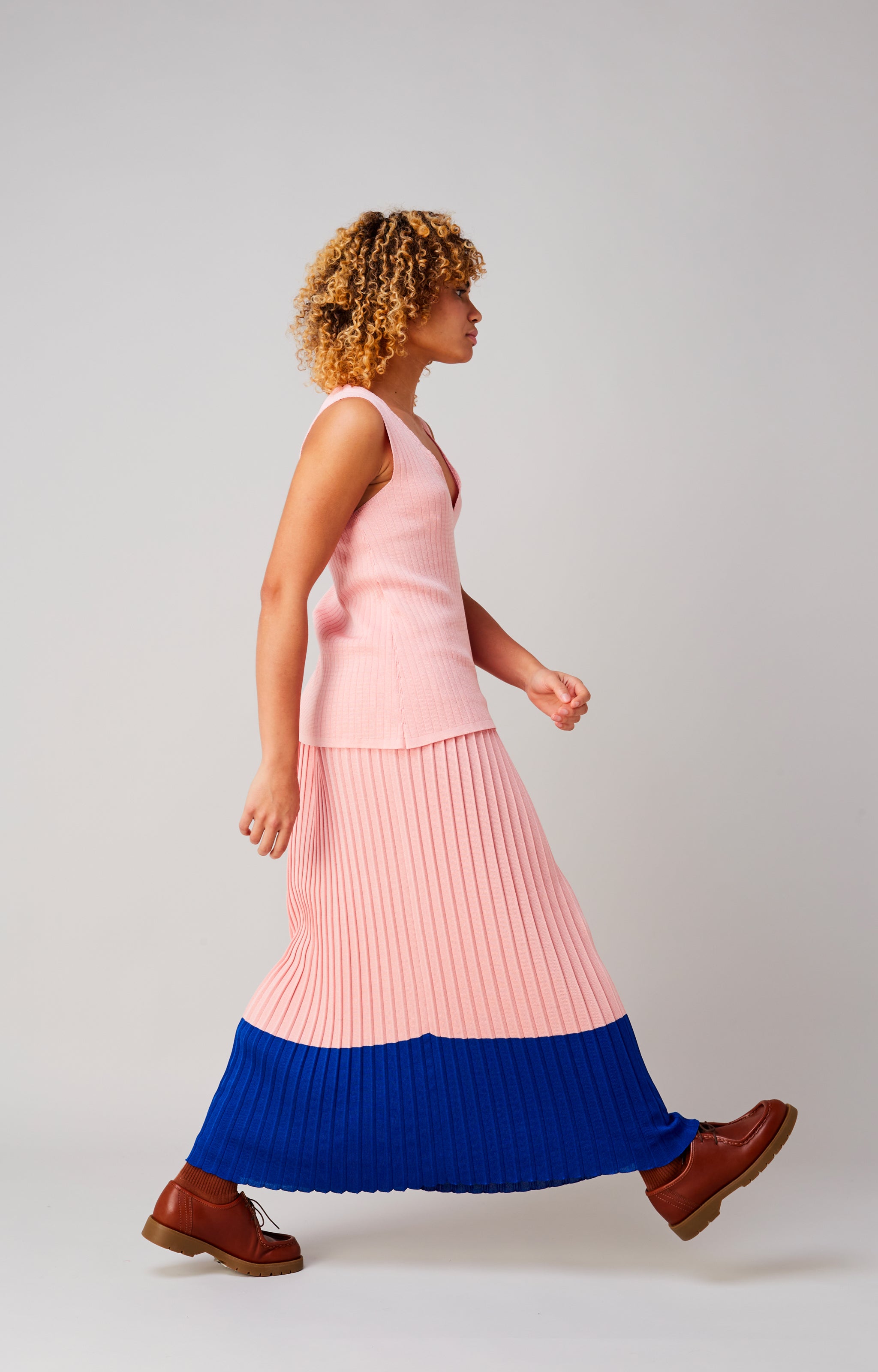 Plissé skirt