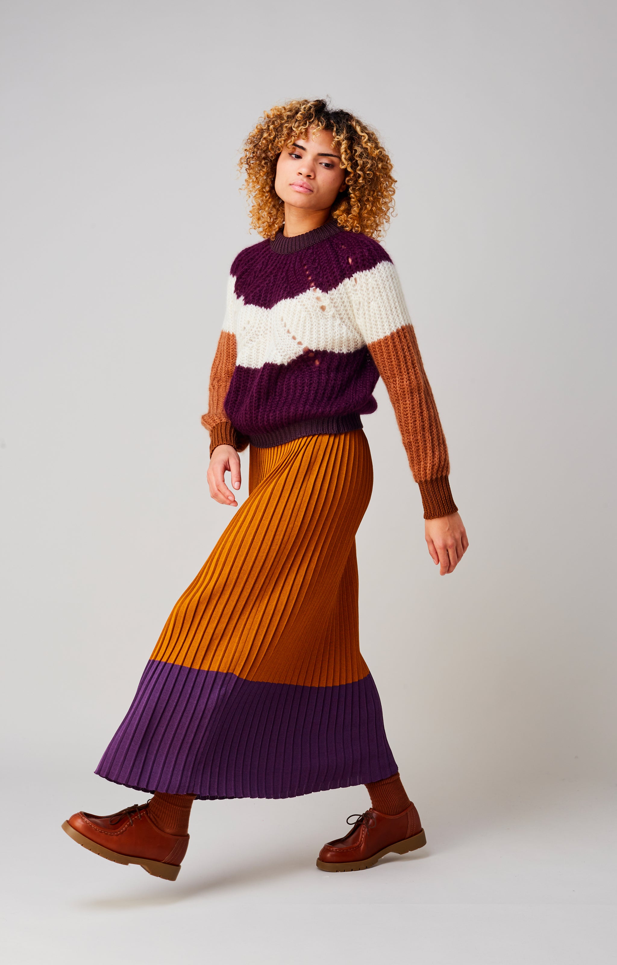 Plissé skirt