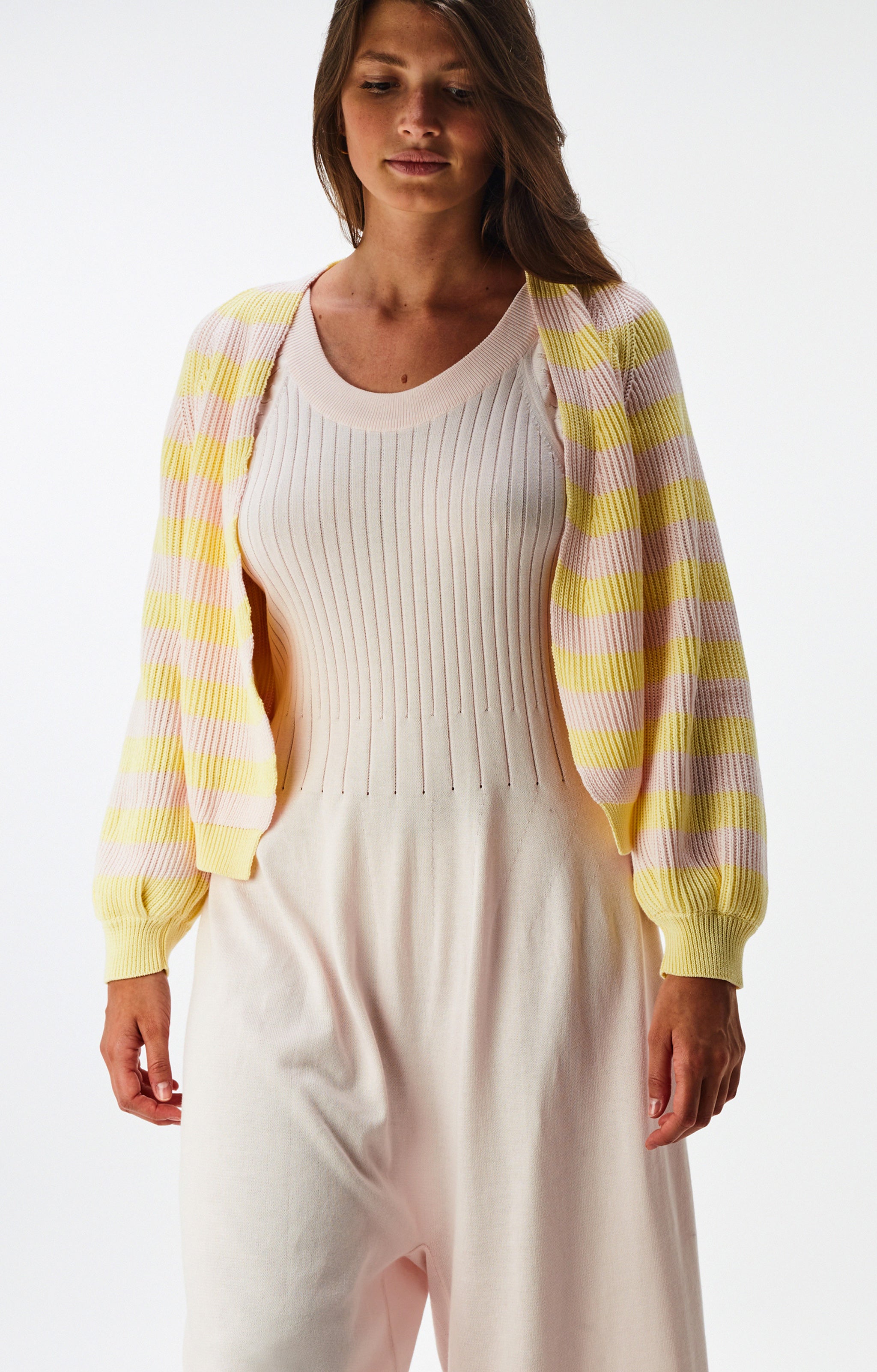Stripy cardigan