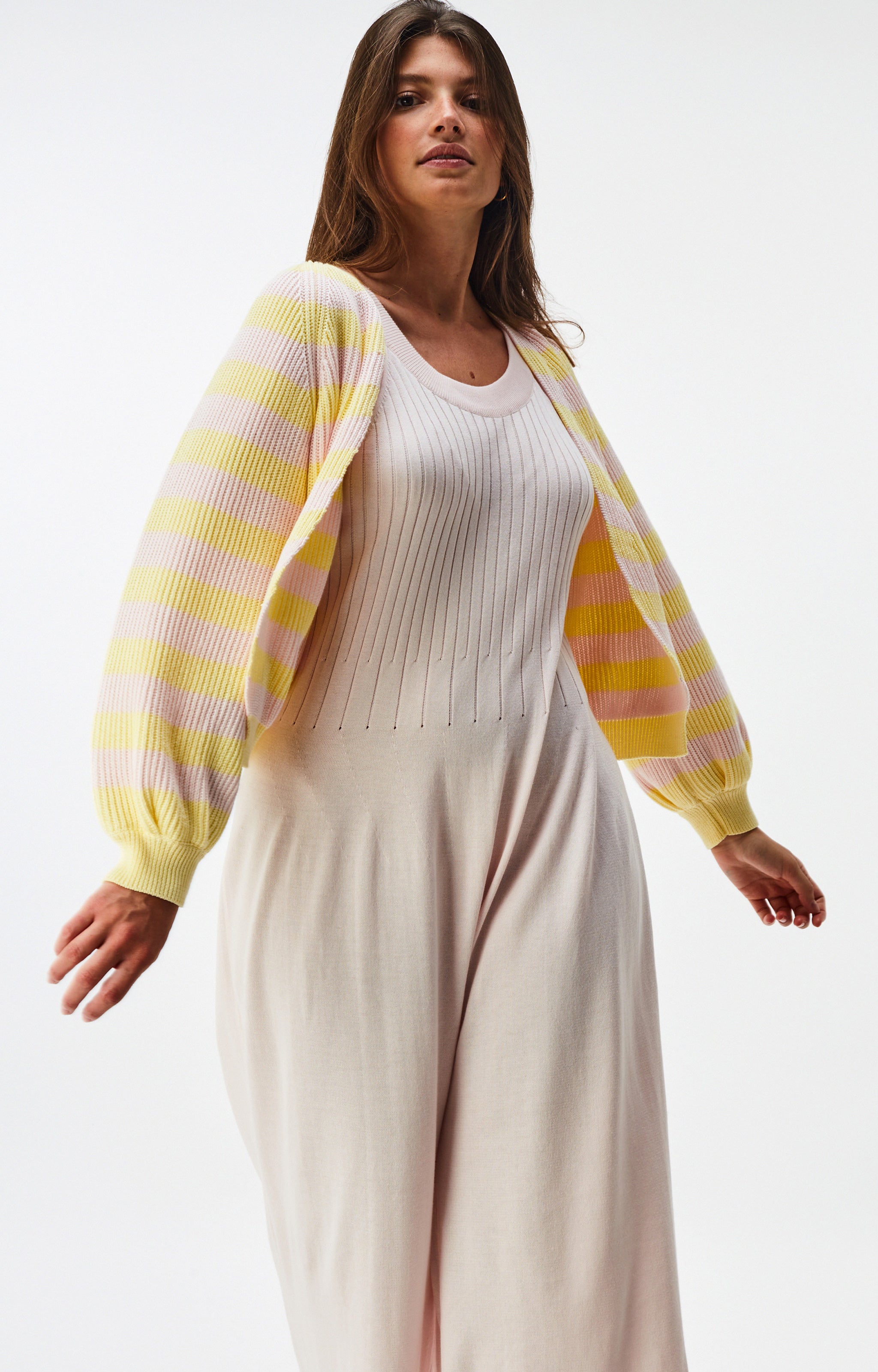 Stripy cardigan