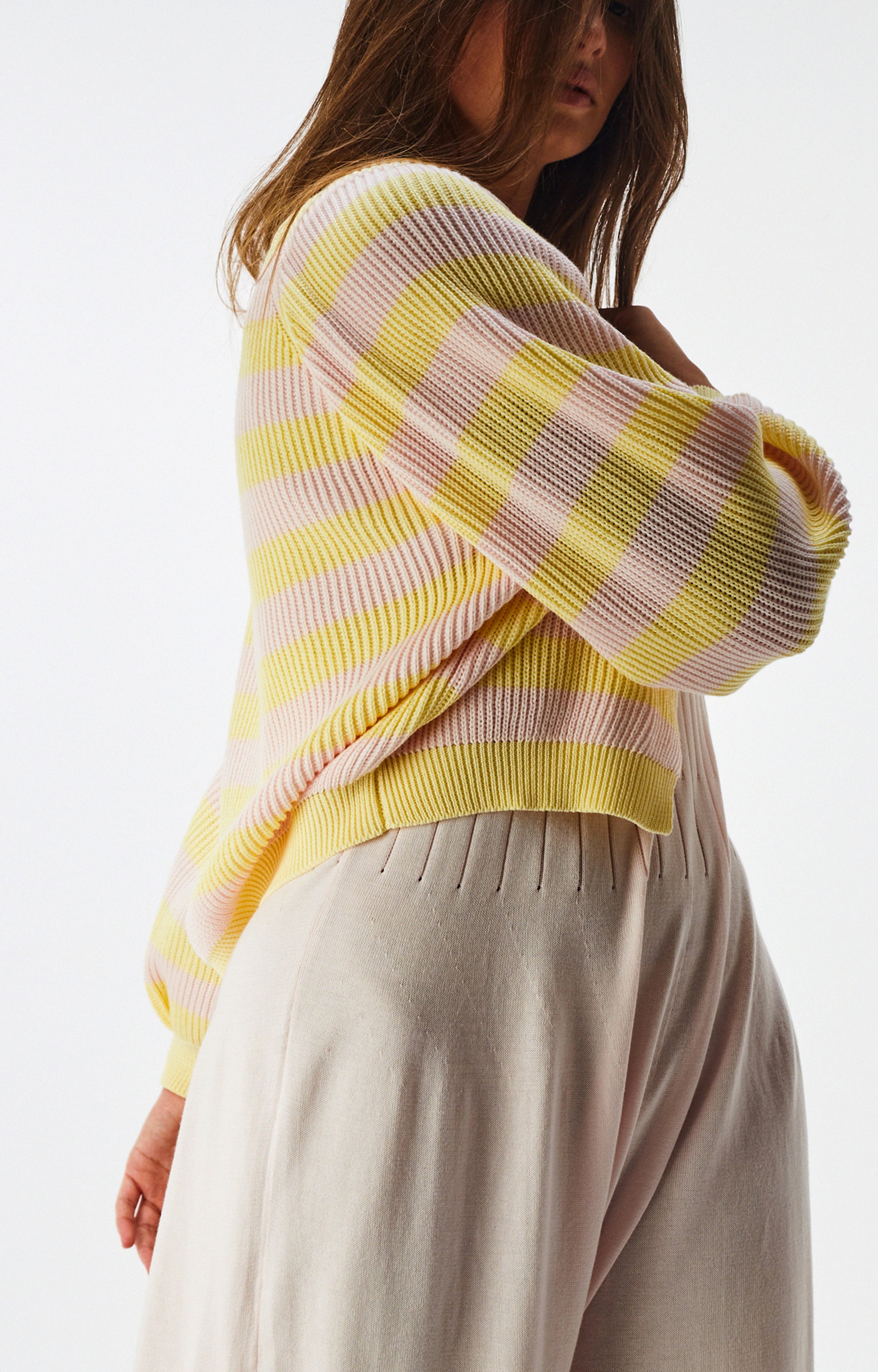 Stripy cardigan