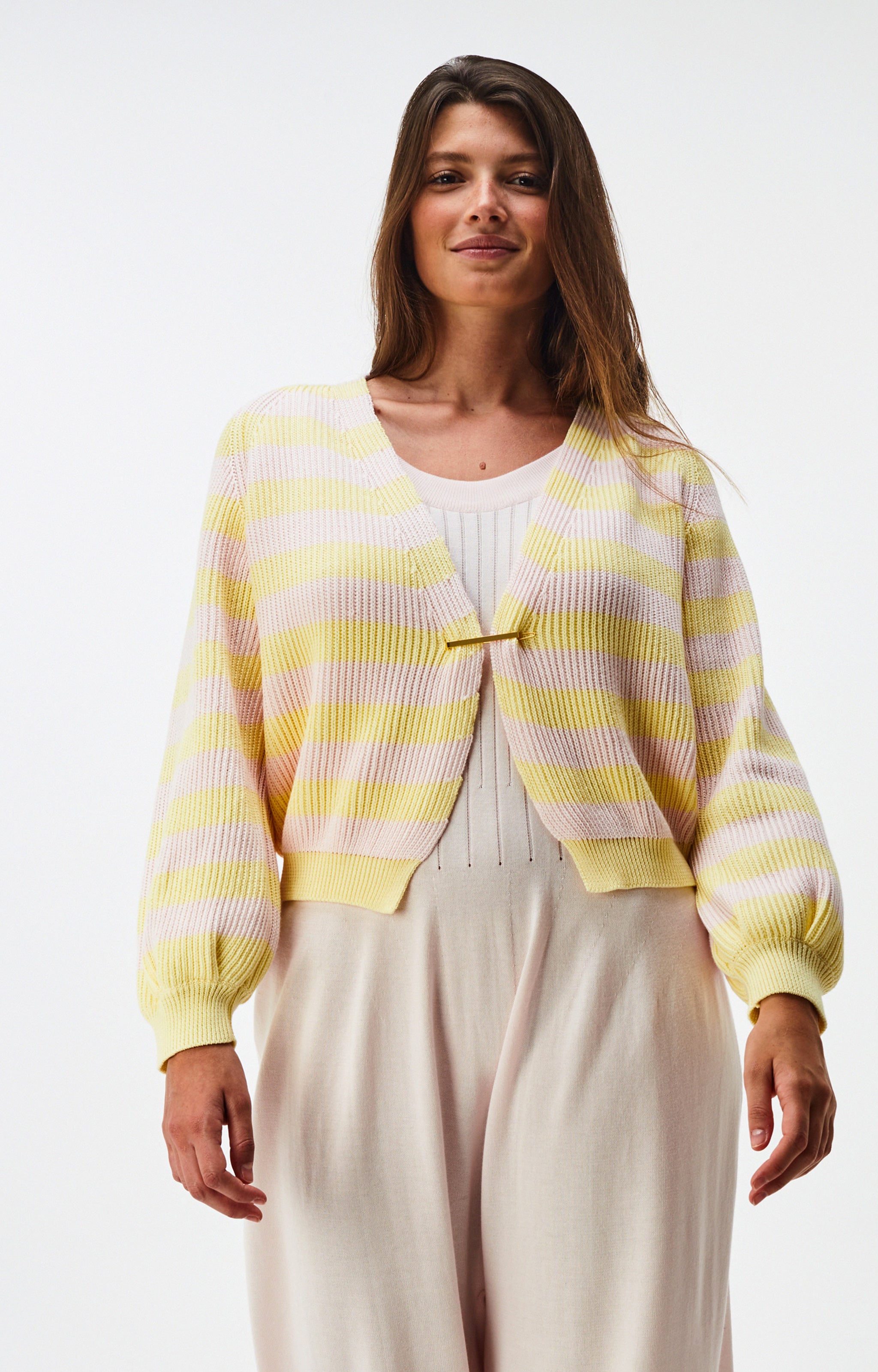 Stripy cardigan