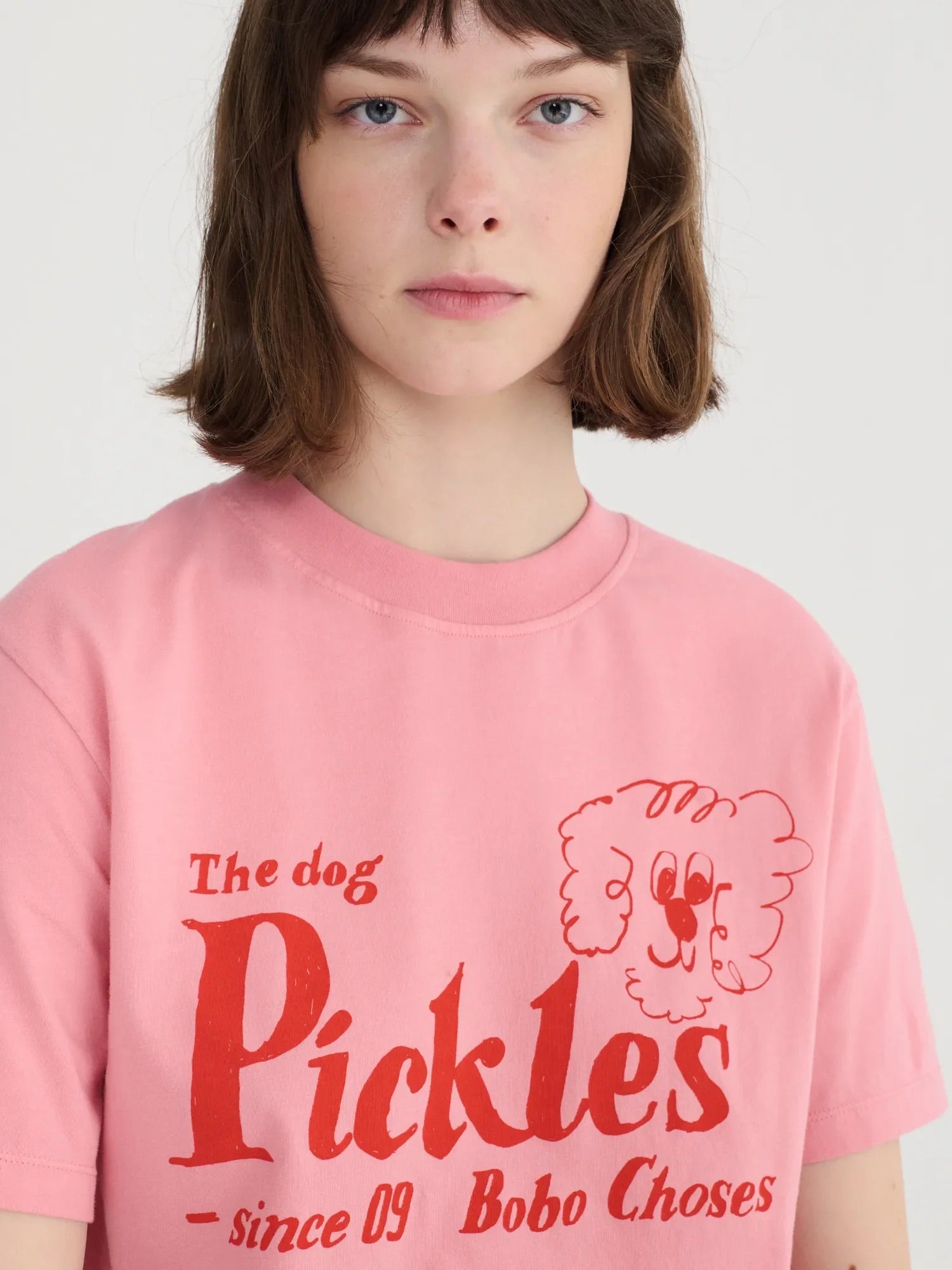 Pickles the Dog fitted T‑shirt