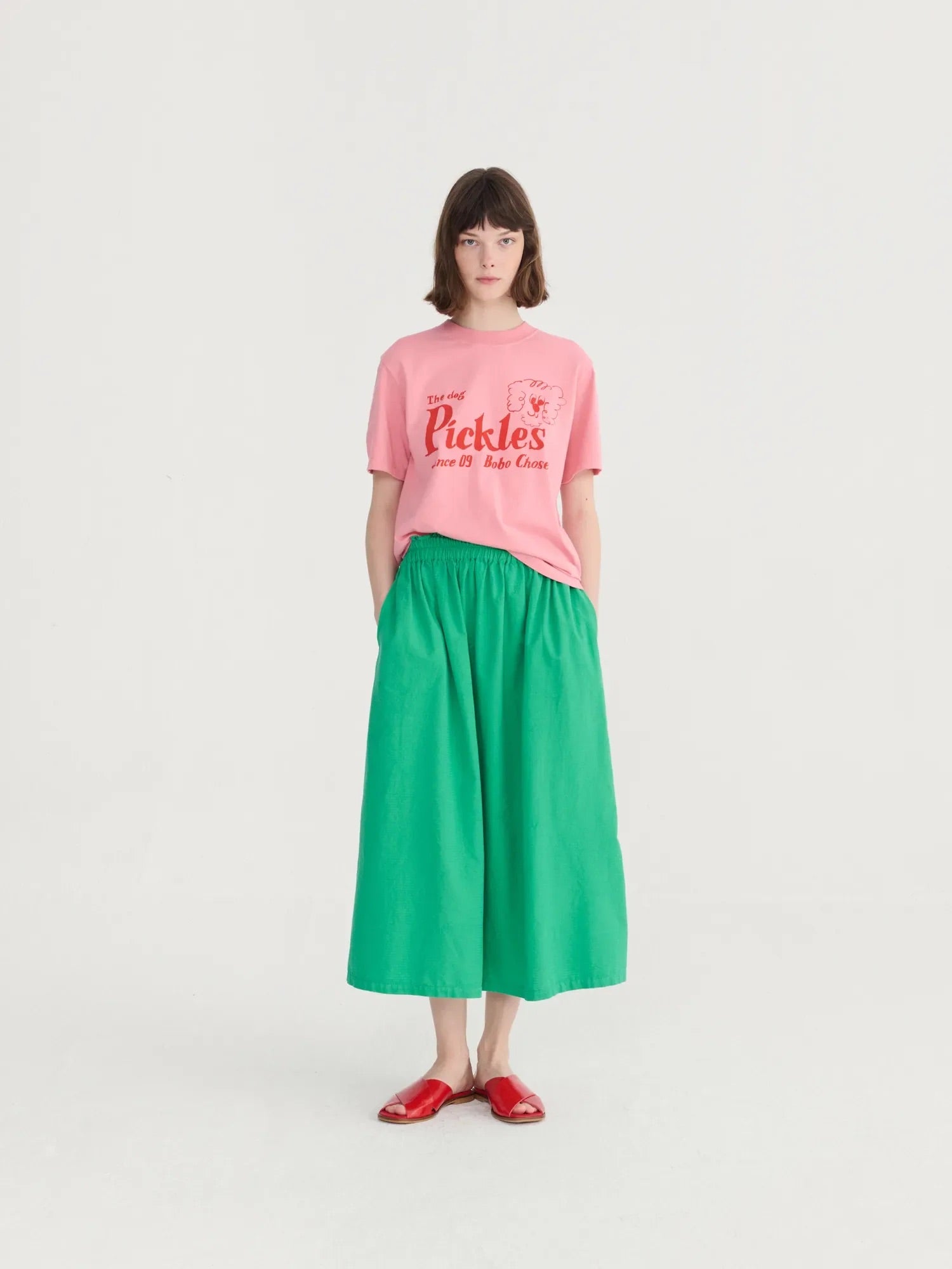 Pickles the Dog fitted T‑shirt